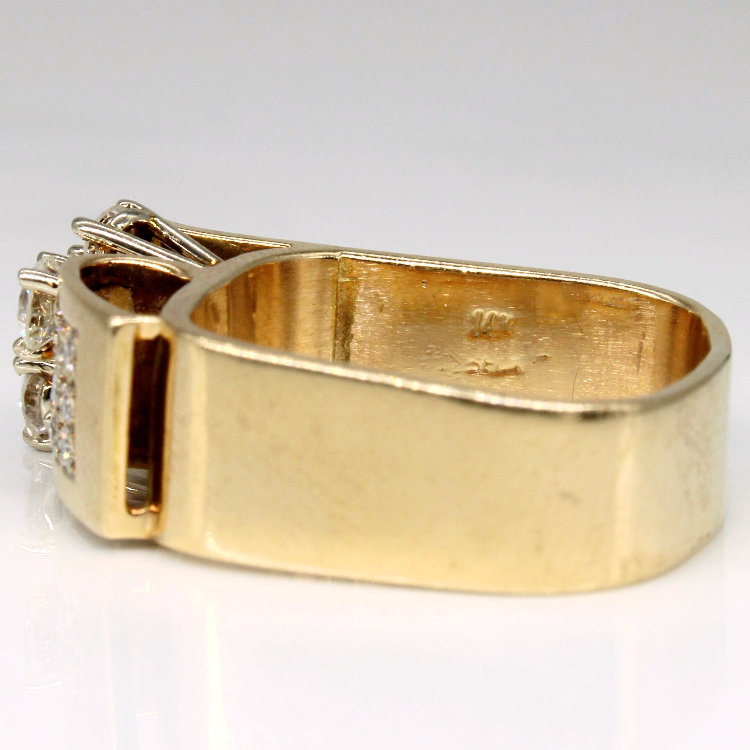 Diamond Cocktail Ring | 0.75ctw | SZ 8.25 |