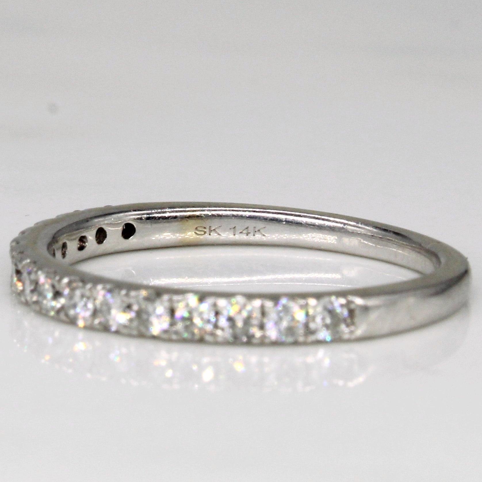 Alliance semi-éternité en diamants | 0,32 ct | Taille 4,5 |