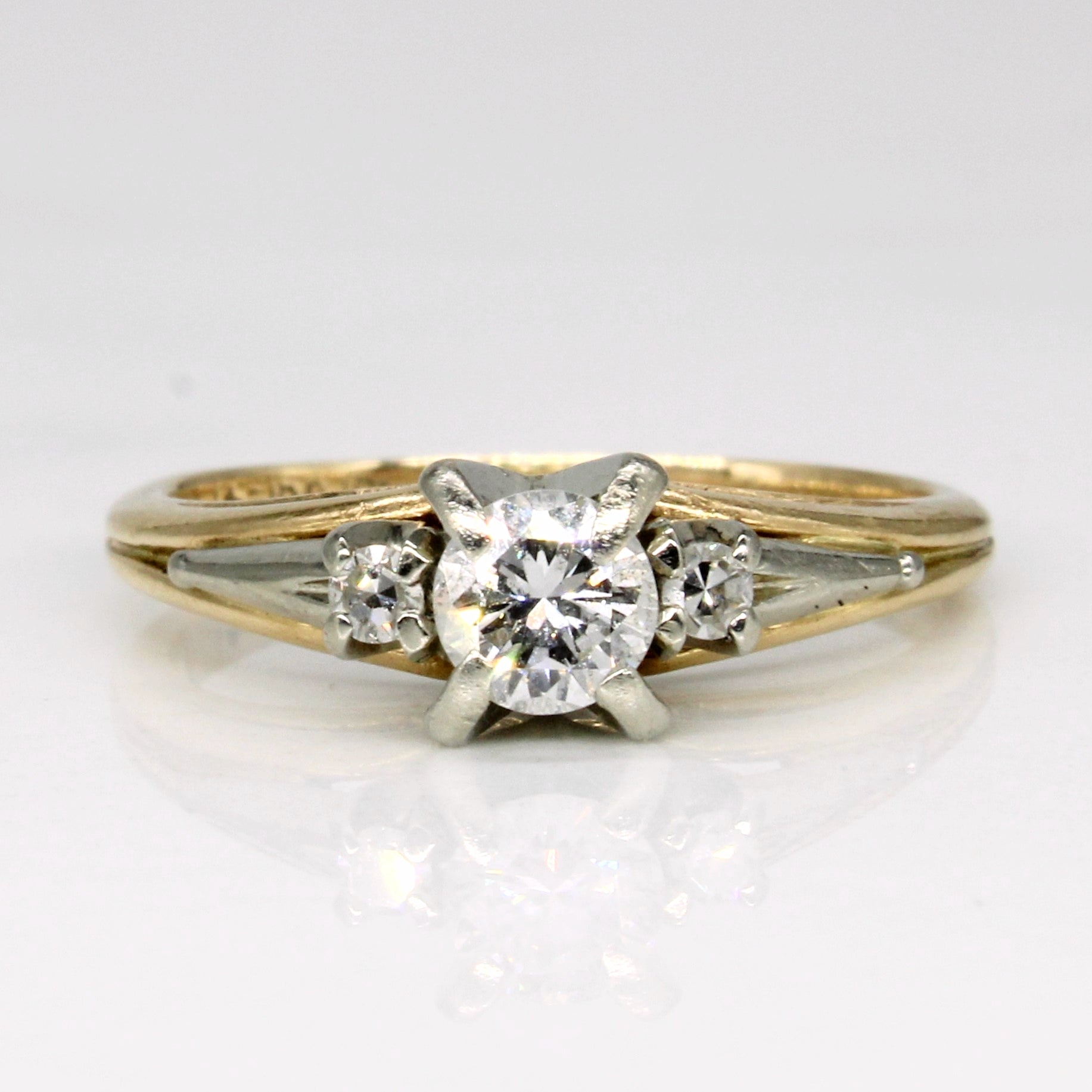 Diamond Accented Engagement Ring | 0.29ct SI2 H/I, 0.06ctw | SZ 5 |