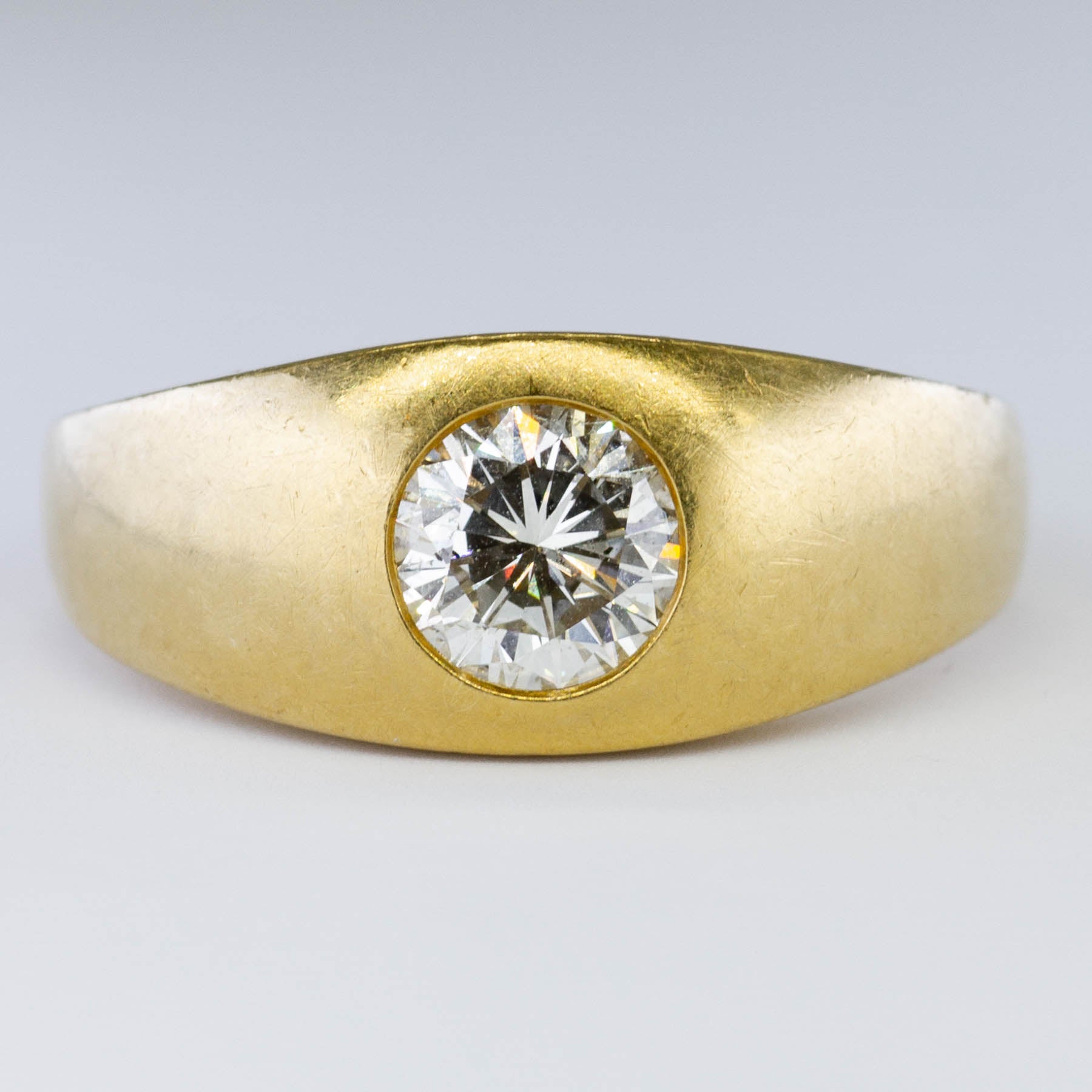 'Birks' Flush Set Solitaire Diamond Ring | 1.21ct | SZ 9.5 |