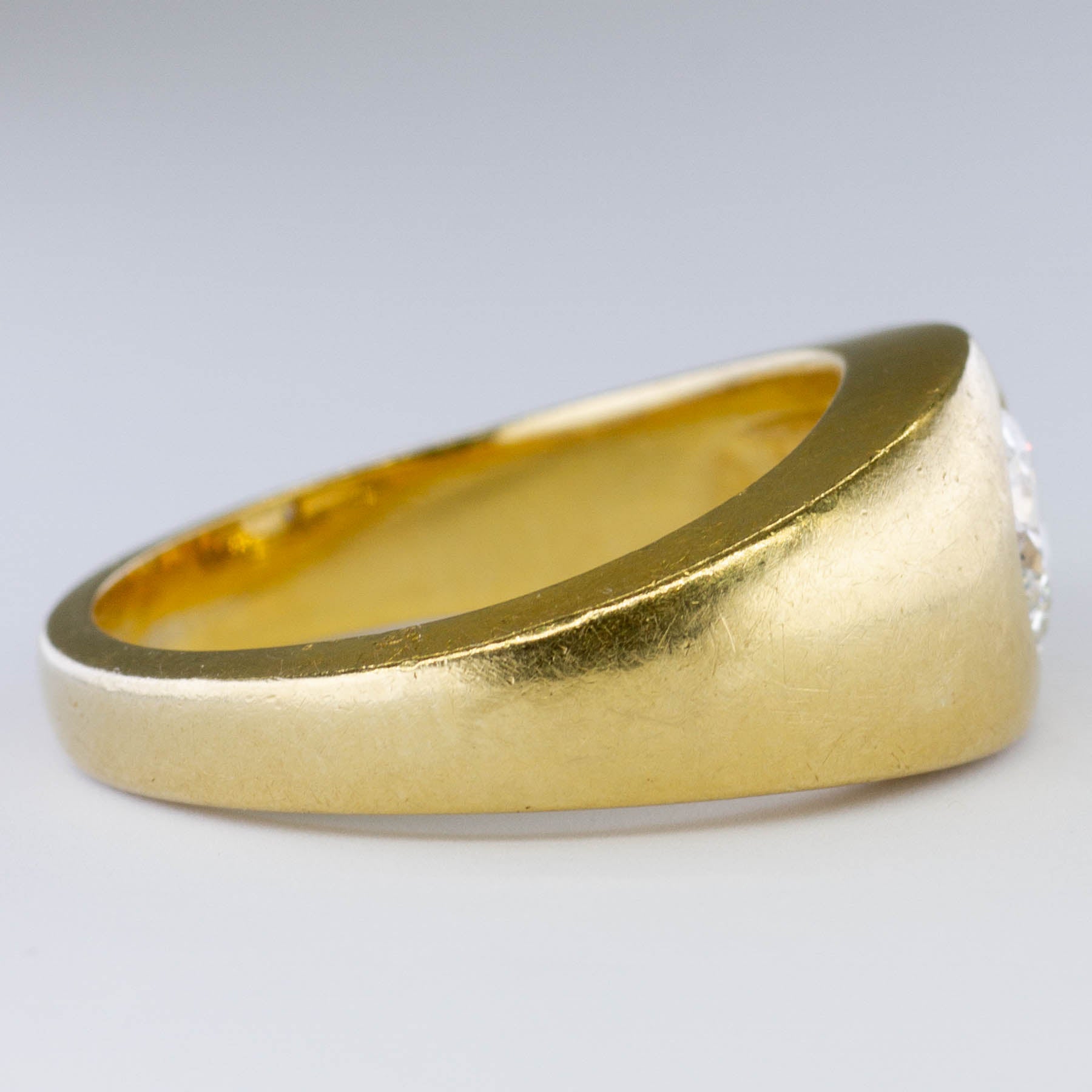 'Birks' Flush Set Solitaire Diamond Ring | 1.21ct | SZ 9.5 |