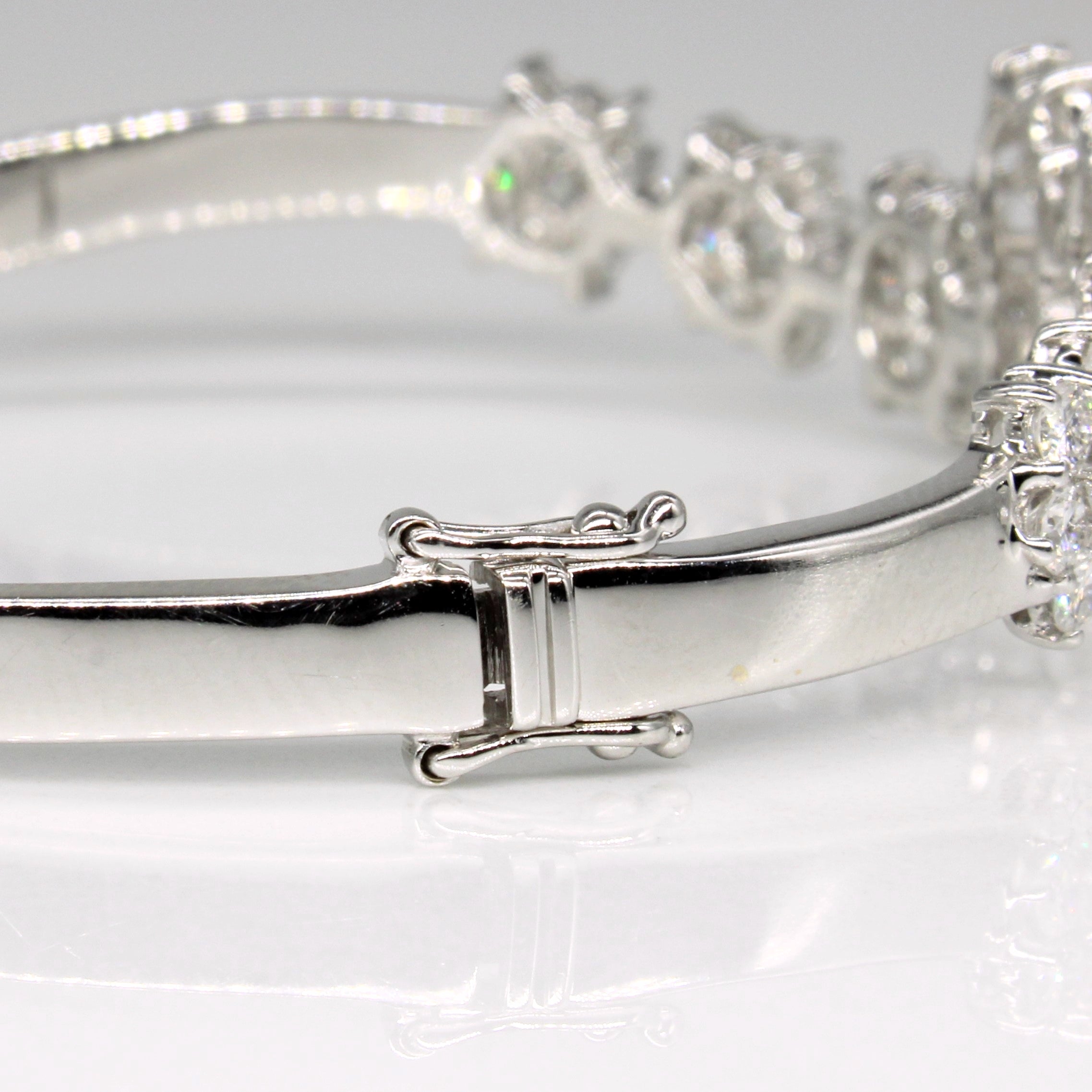 Diamond Flower Bracelet | 3.09ctw | 7" |