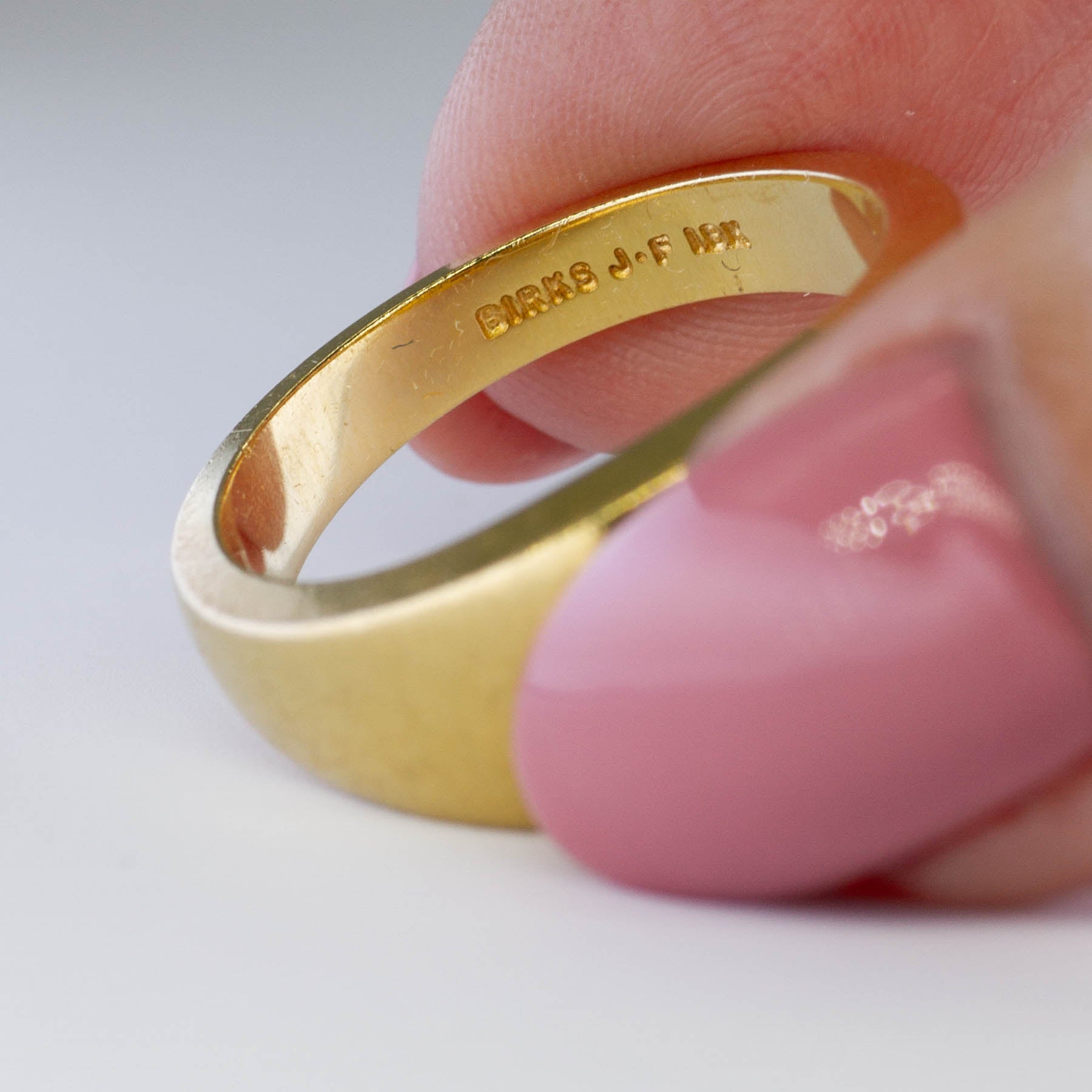 'Birks' Flush Set Solitaire Diamond Ring | 1.21ct | SZ 9.5 |