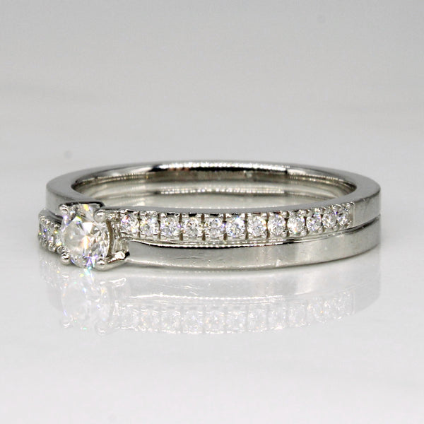 'De Beers' Diamond Engagement Ring | 0.30ctw | SZ 5.75 |