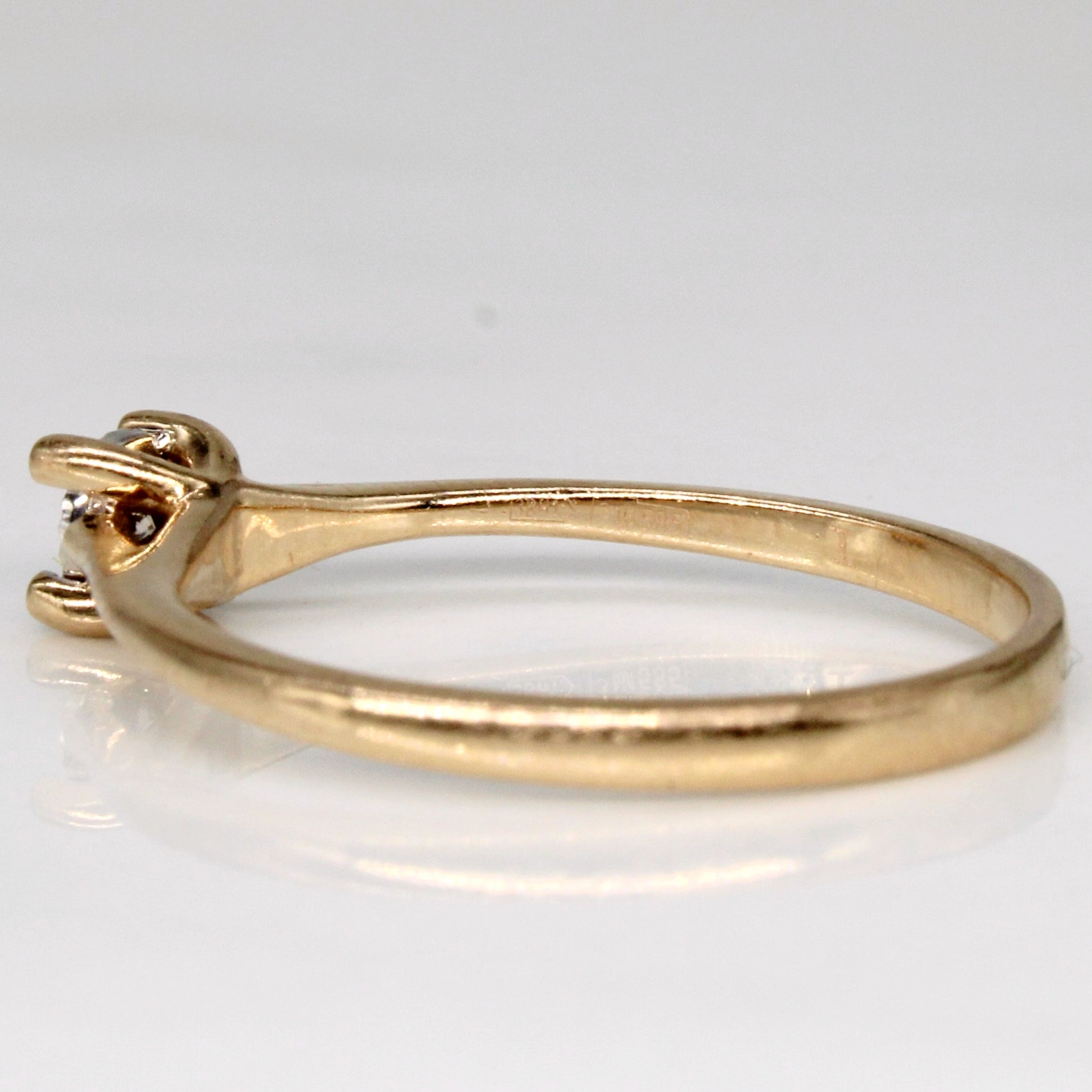 Illusion Set Diamond Ring | 0.03ct | SZ 6.5 |