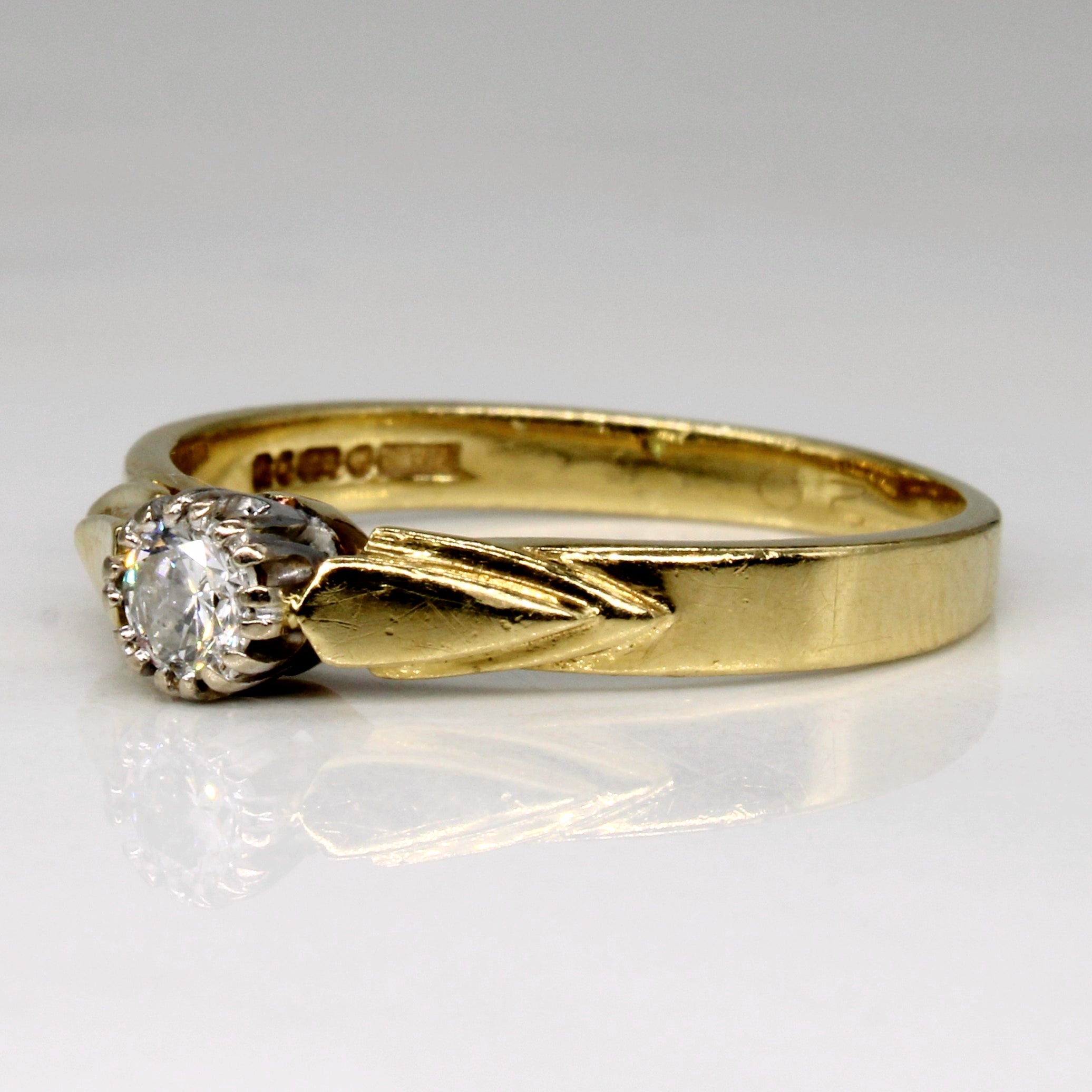 Vintage Diamond Engagement Ring | 0.20ct | SZ 8 |
