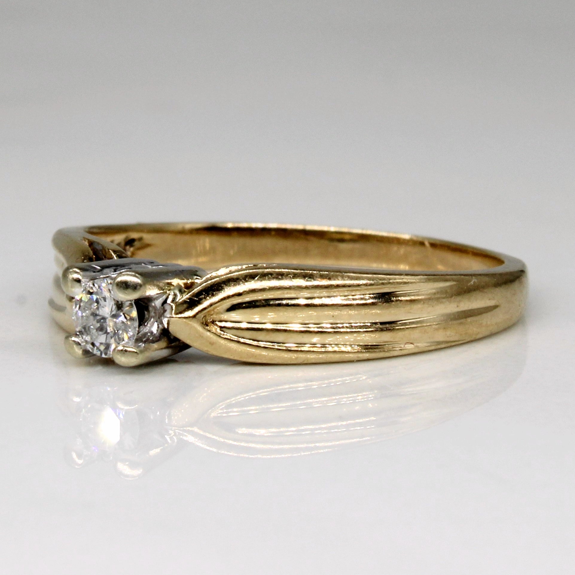 Solitaire Diamond Ring | 0.09ct | SZ 5.75 |