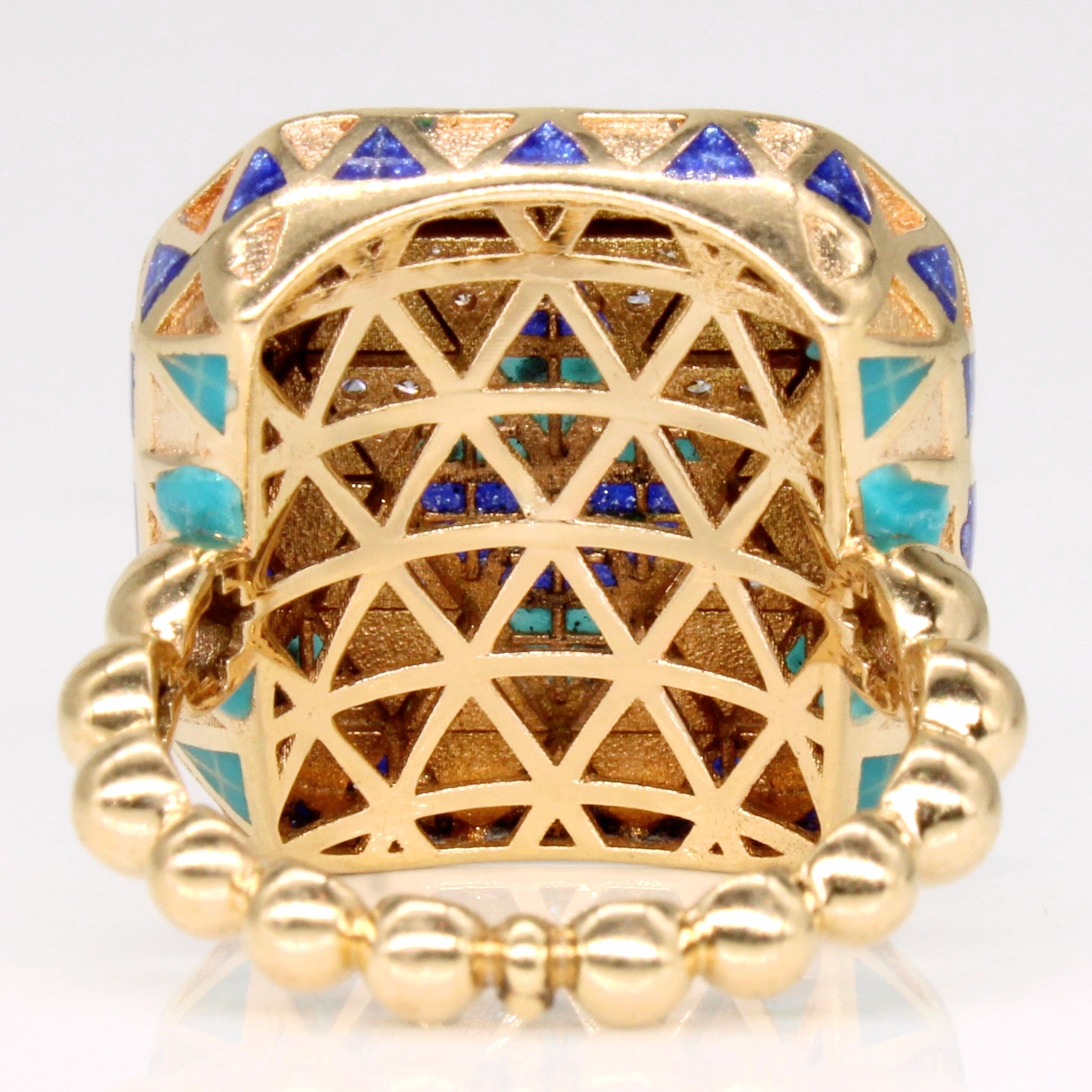 Diamond Geometric Pattern Ring | 0.13ctw | SZ 5.25 |