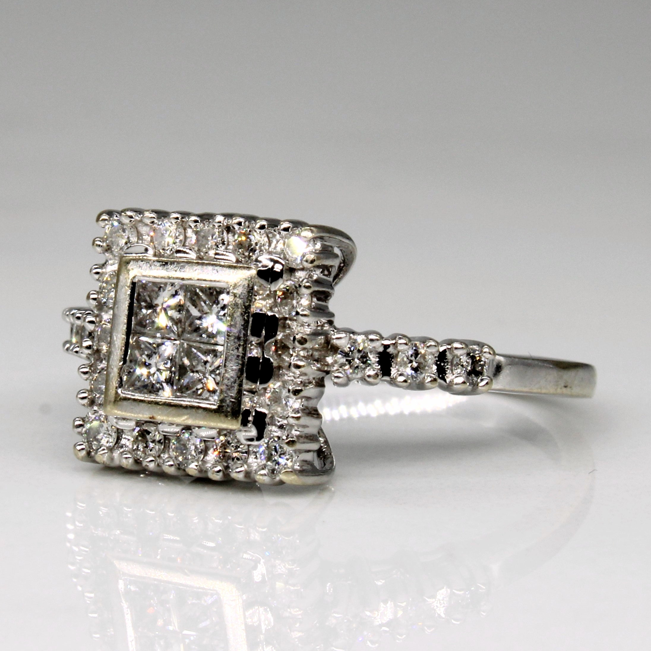 Princess Cut Diamond Engagement Ring | 0.50ctw | SZ 5.25 |