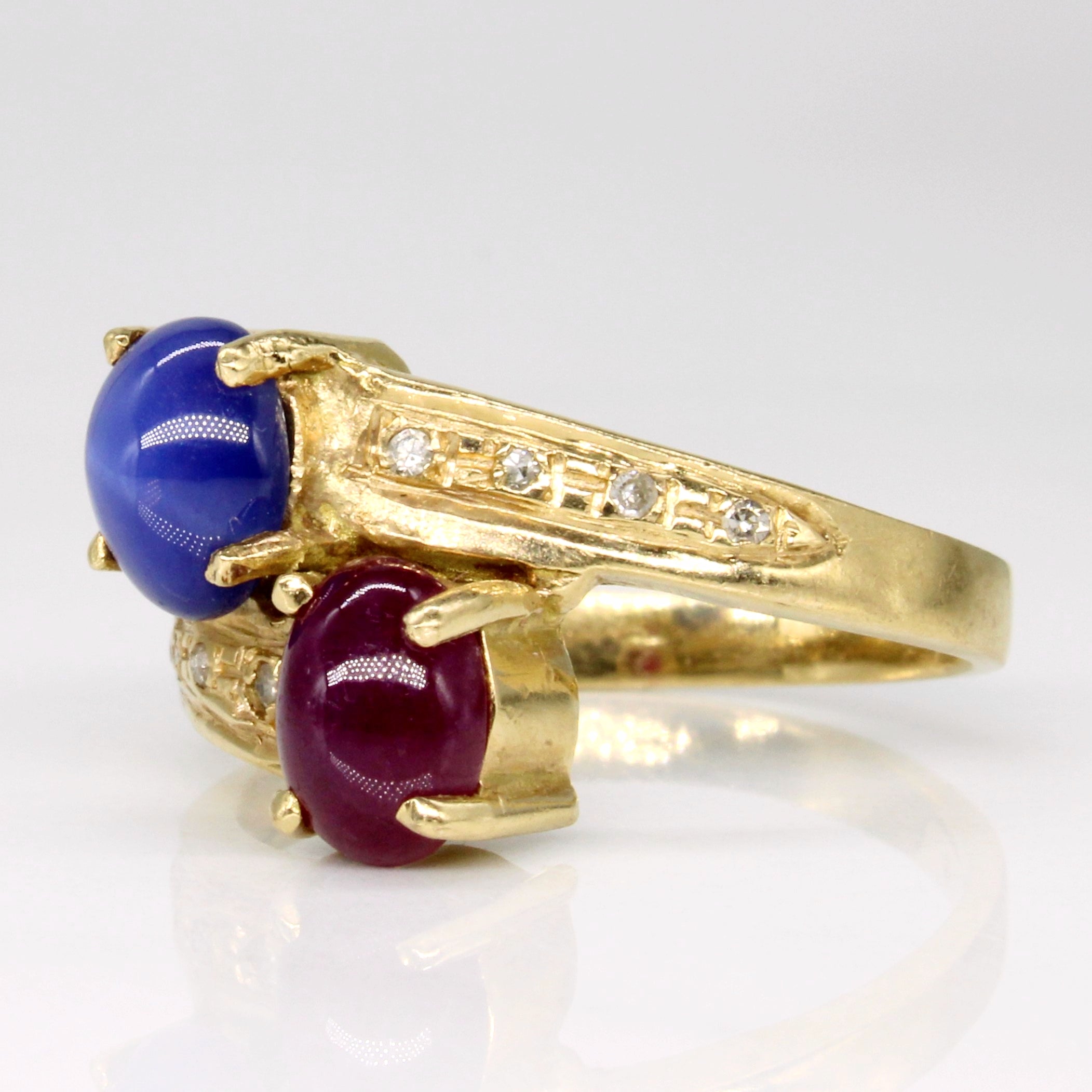 Multi Gem Bypass Ring | 2.04ctw | SZ 7.25 |