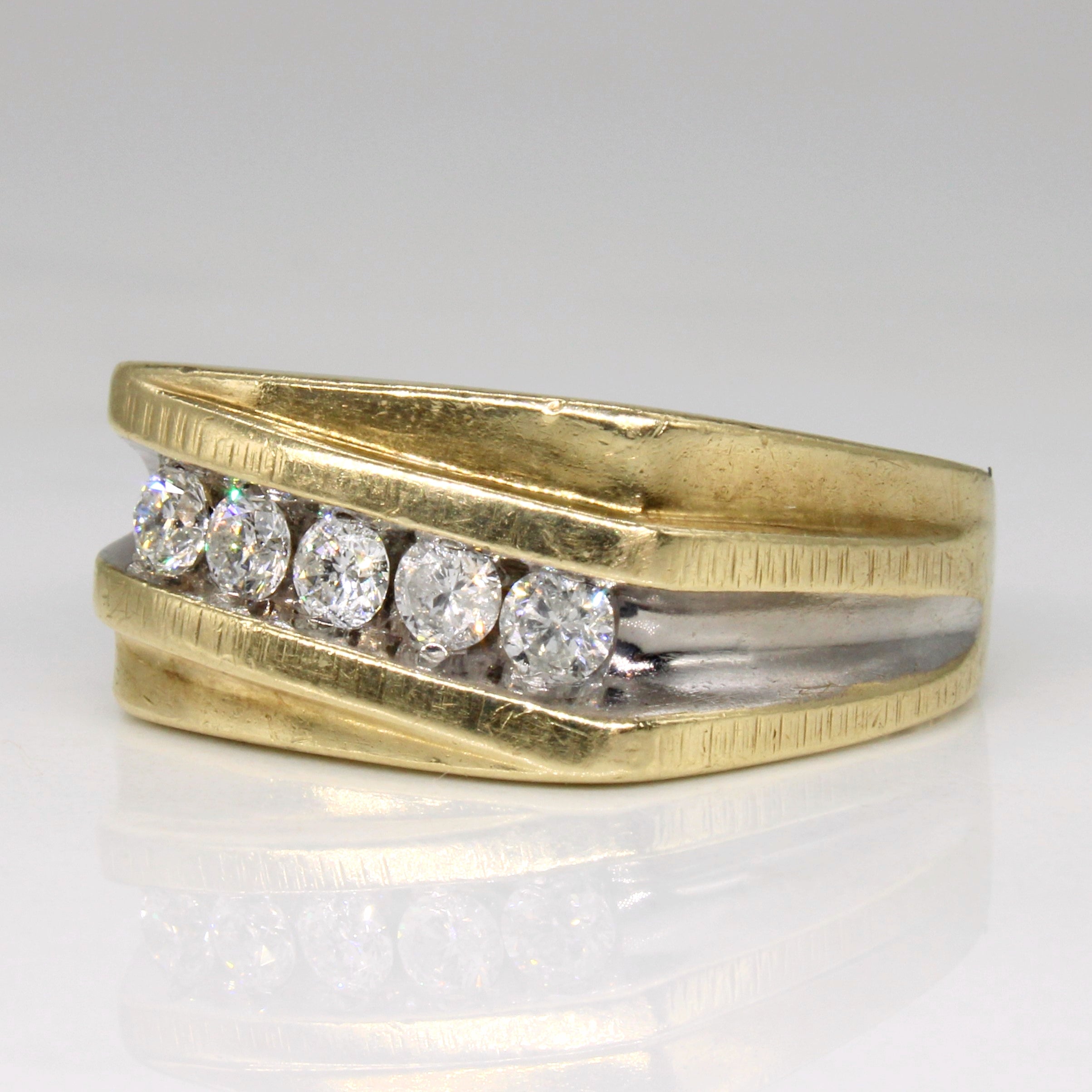 Diamond Waterfall Ring | 0.50ctw | SZ 8.25 |