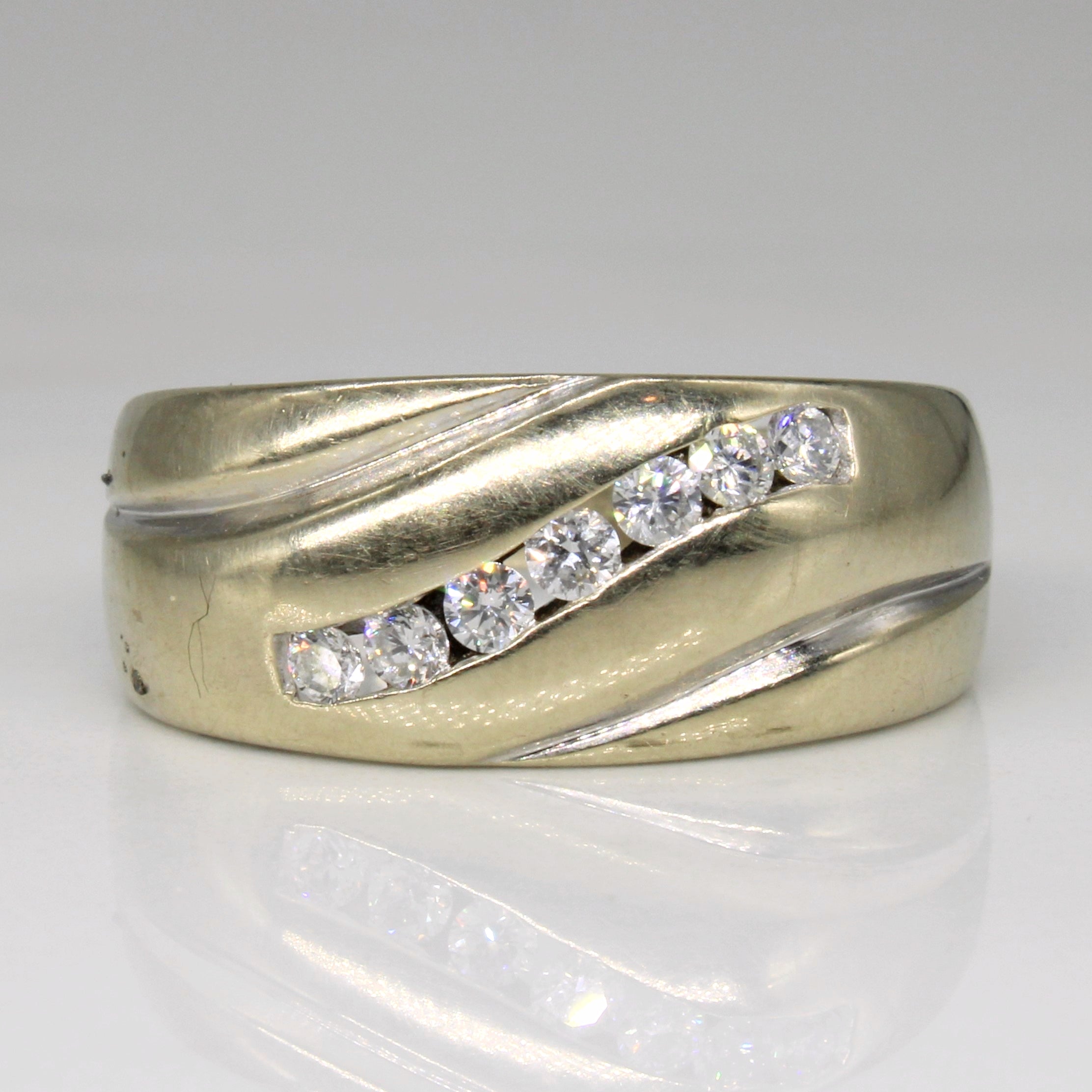 Diamond Waterfall Ring | 0.25ctw | SZ 8.5 |