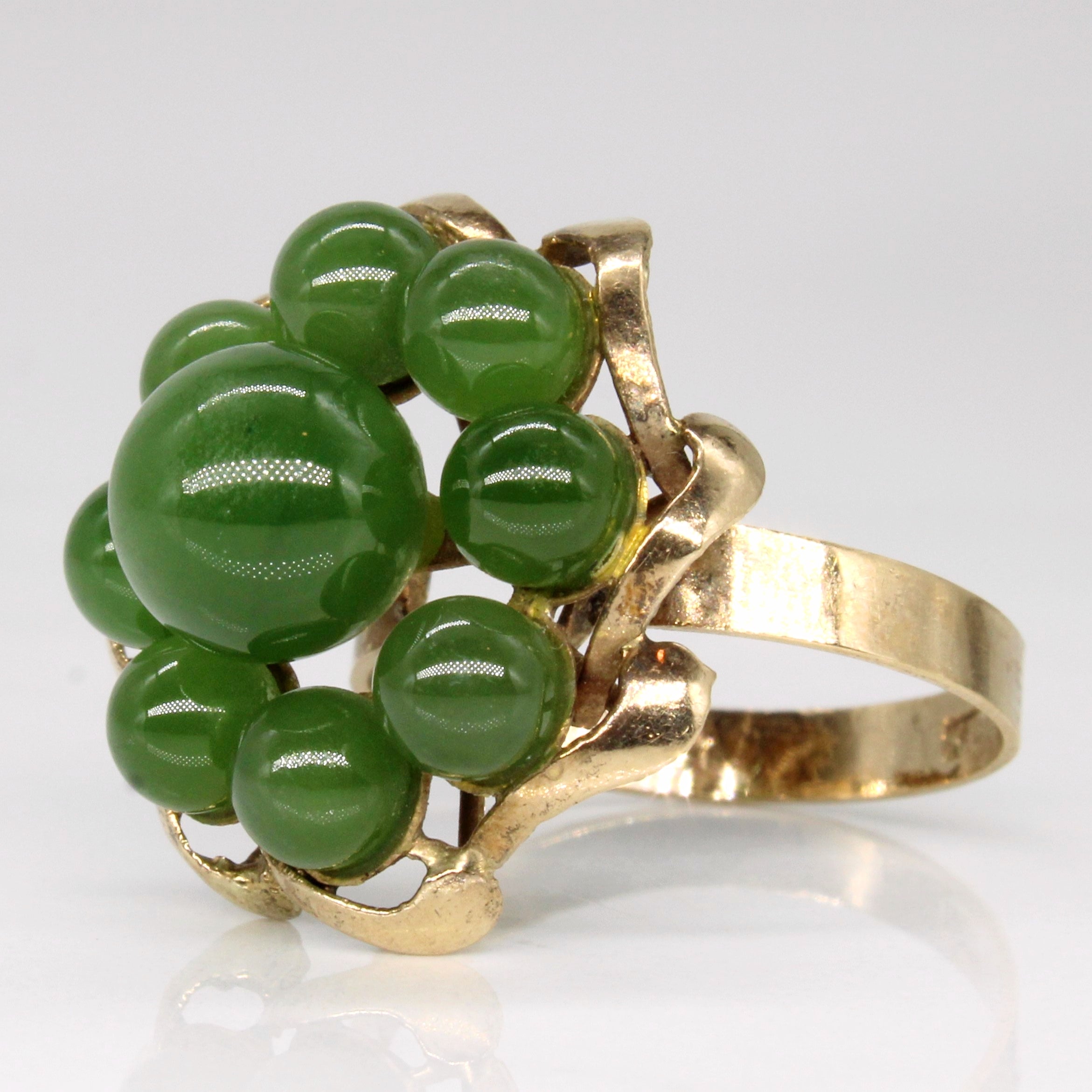 Serpentine Sphere Cocktail Ring | 10.00ctw | SZ 6.5 |