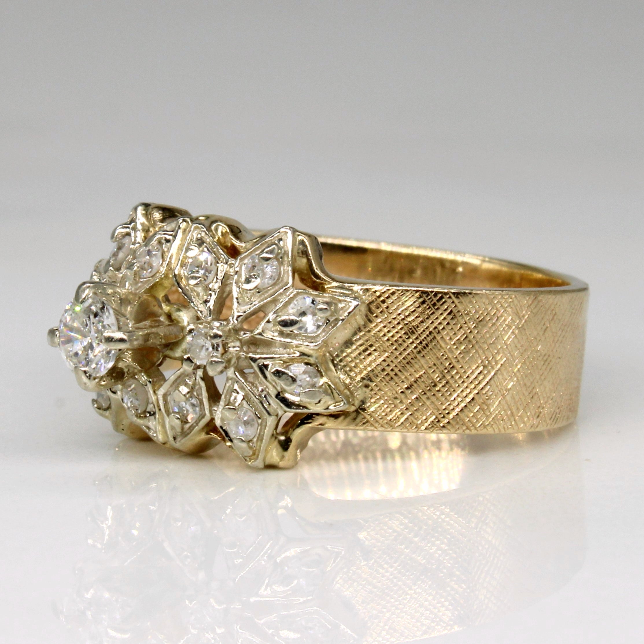 High Set Diamond Ring | 0.26ctw | SZ 5.75 |