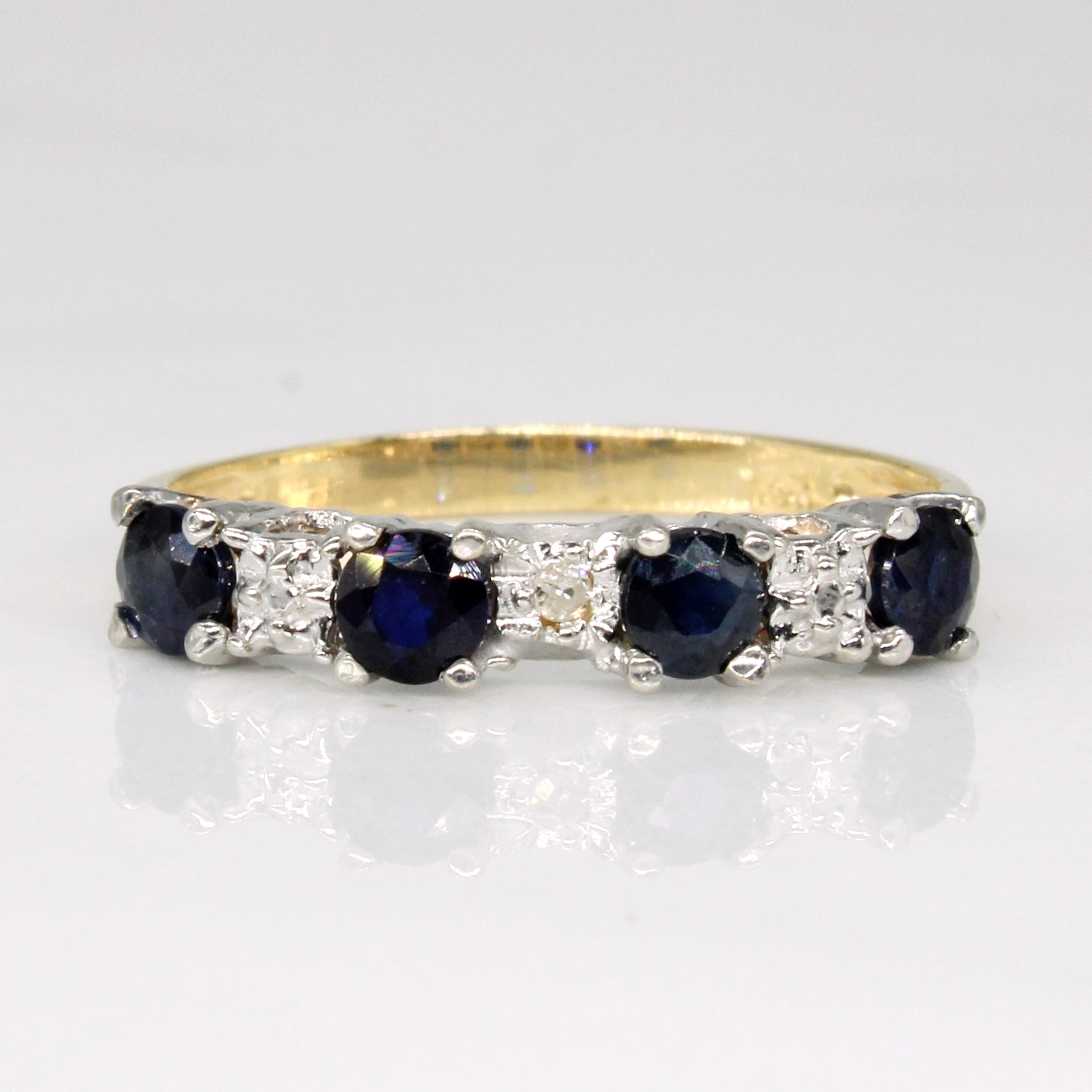 Sapphire & Diamond Ring | 0.70ctw, 0.01ctw | SZ 6.25 |