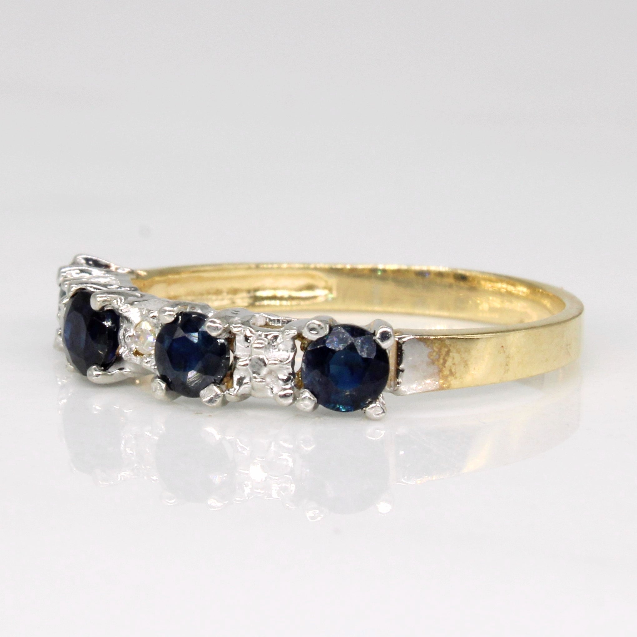 Sapphire & Diamond Ring | 0.70ctw, 0.01ctw | SZ 6.25 |