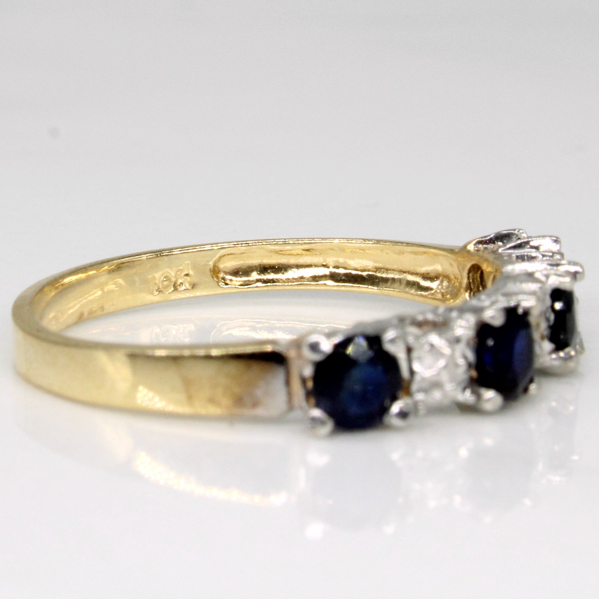 Sapphire & Diamond Ring | 0.70ctw, 0.01ctw | SZ 6.25 |