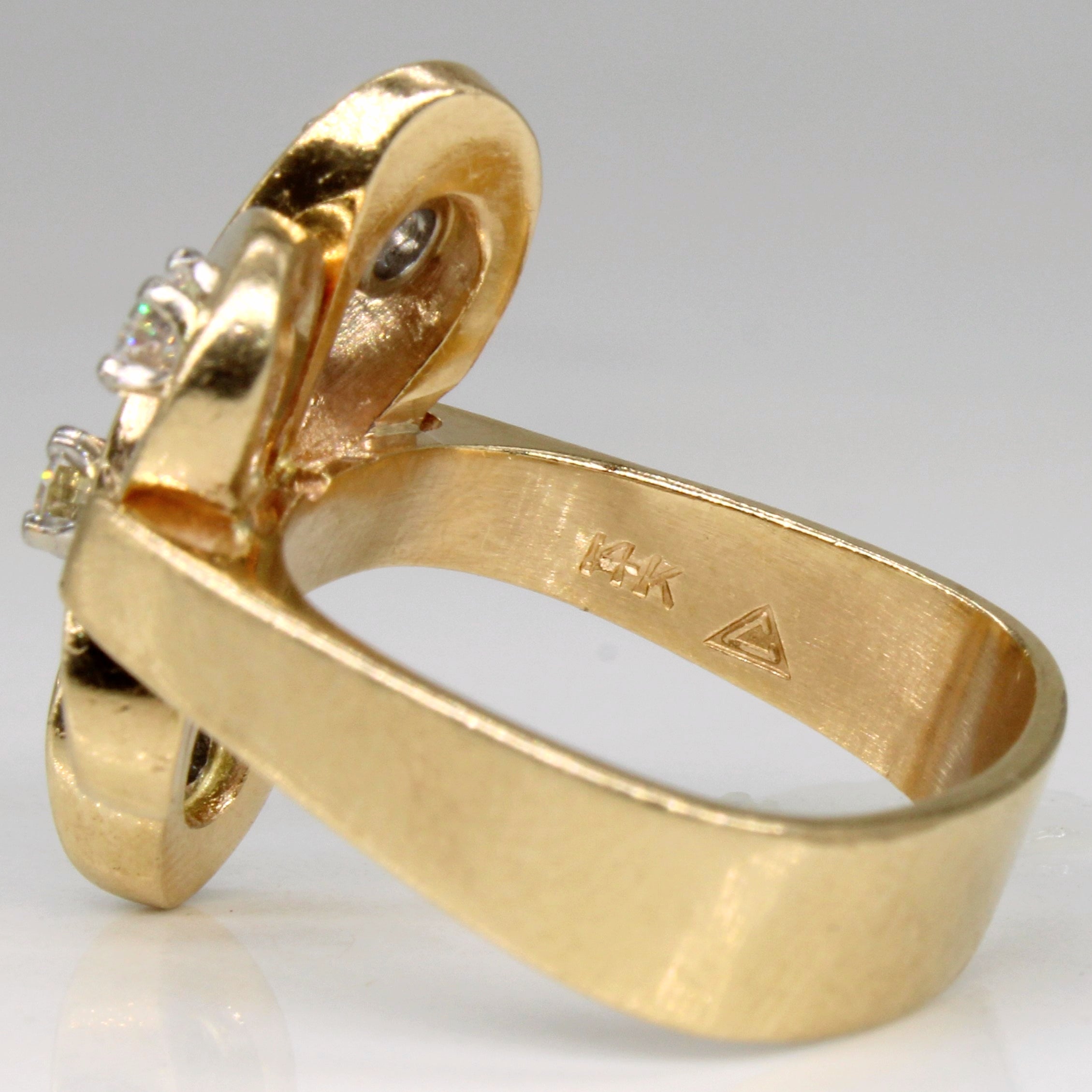 Abstract Diamond Cocktail Ring | 0.39ctw | SZ 5.75 |