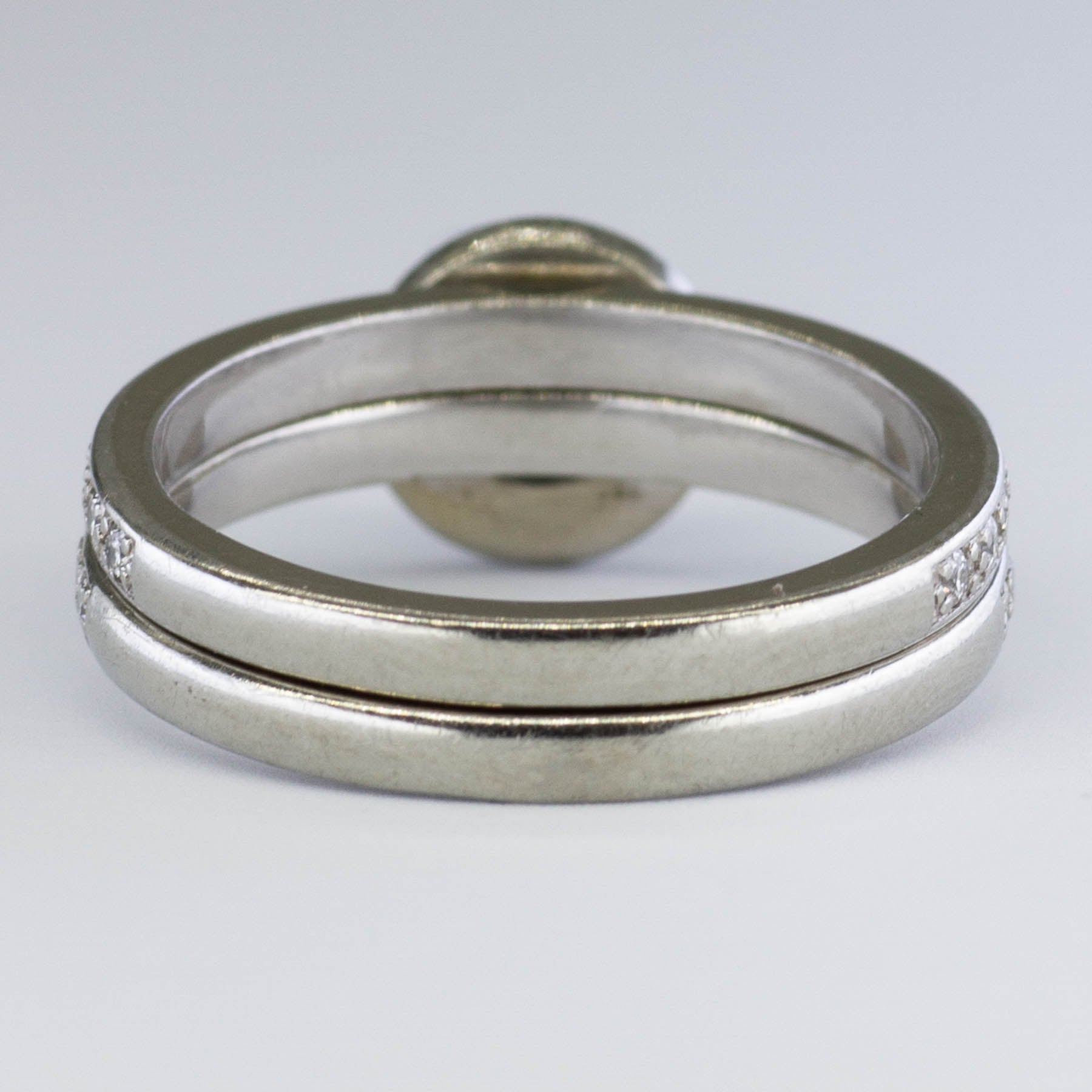 Halo Diamond Engagement Ring Set | 0.63ctw | SZ 7 |