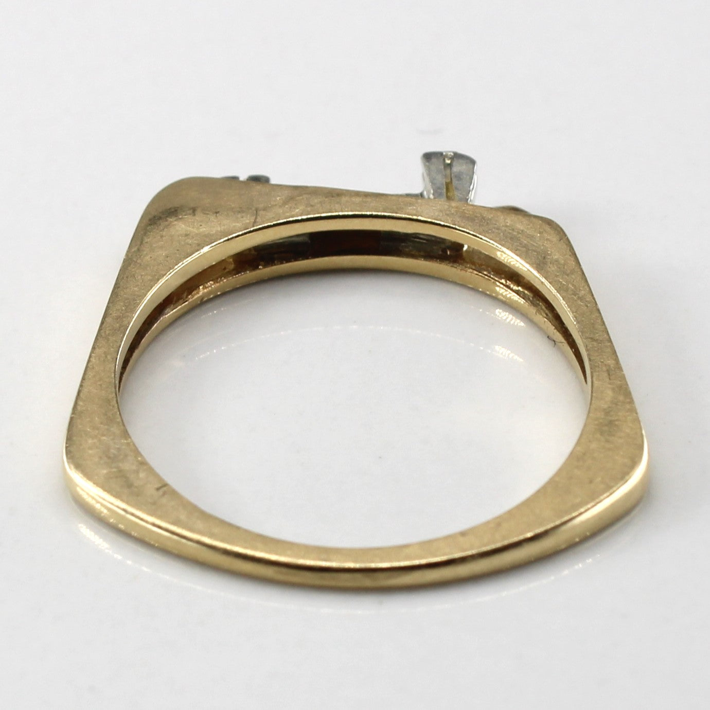 Offset Diamond Ring | 0.02ctw | SZ 5.75 |