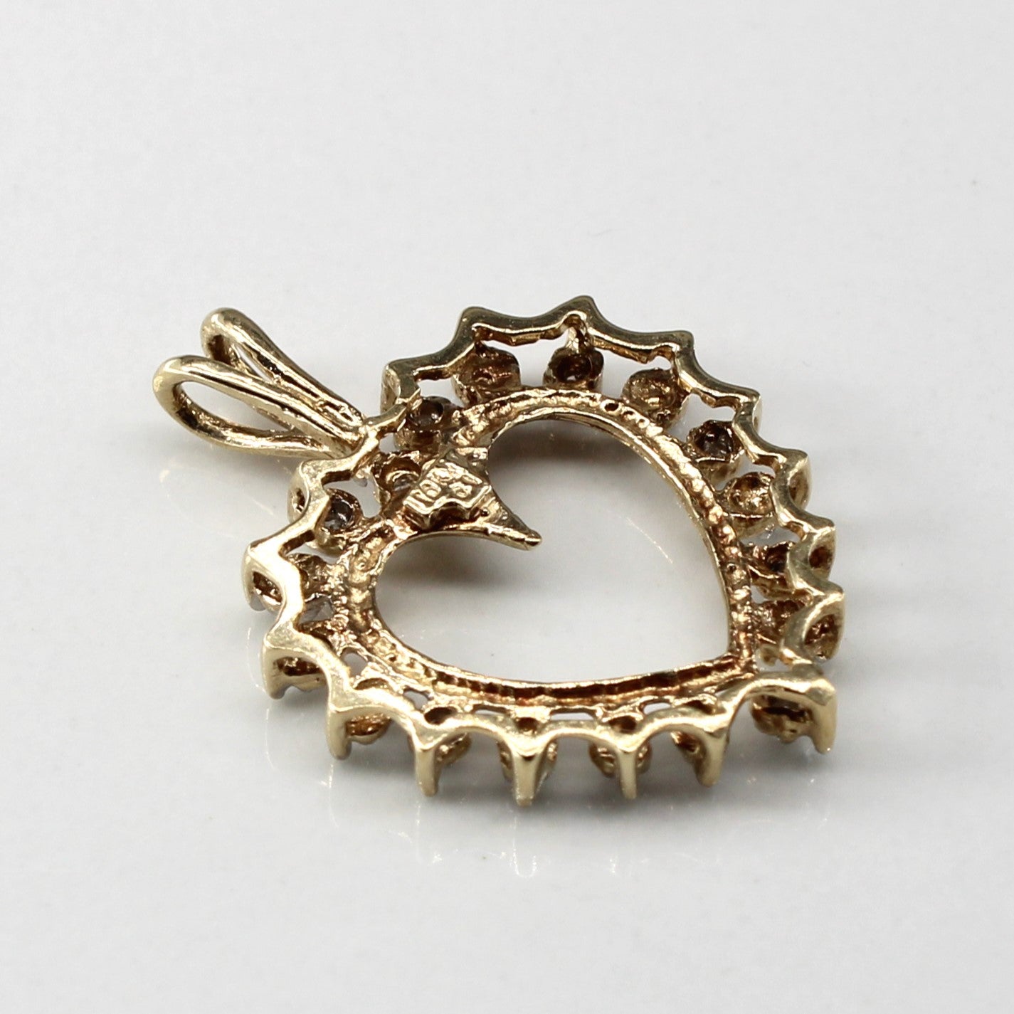 Diamond Heart Pendant | 0.04ctw |