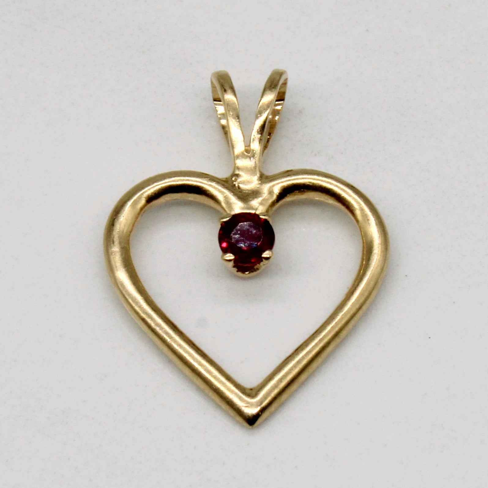 Ruby Heart Pendant | 0.07ct |