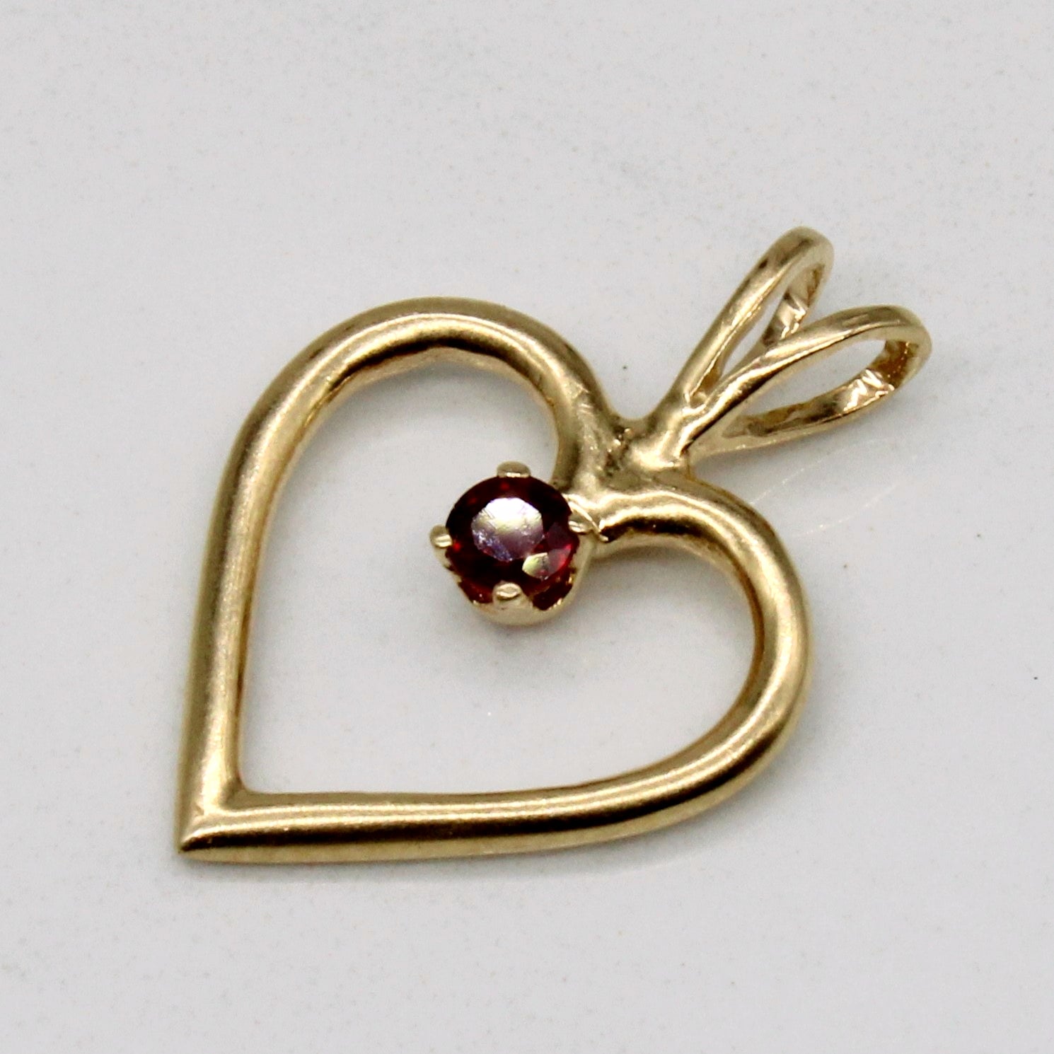 Ruby Heart Pendant | 0.07ct |