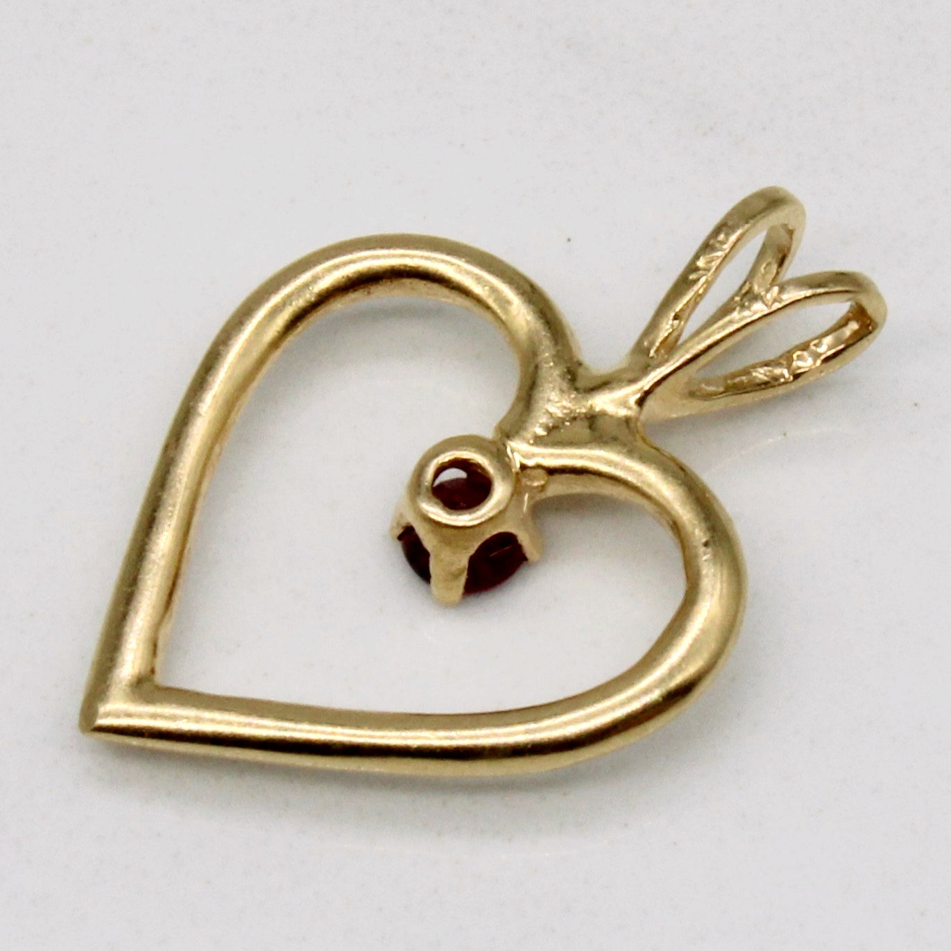 Ruby Heart Pendant | 0.07ct |