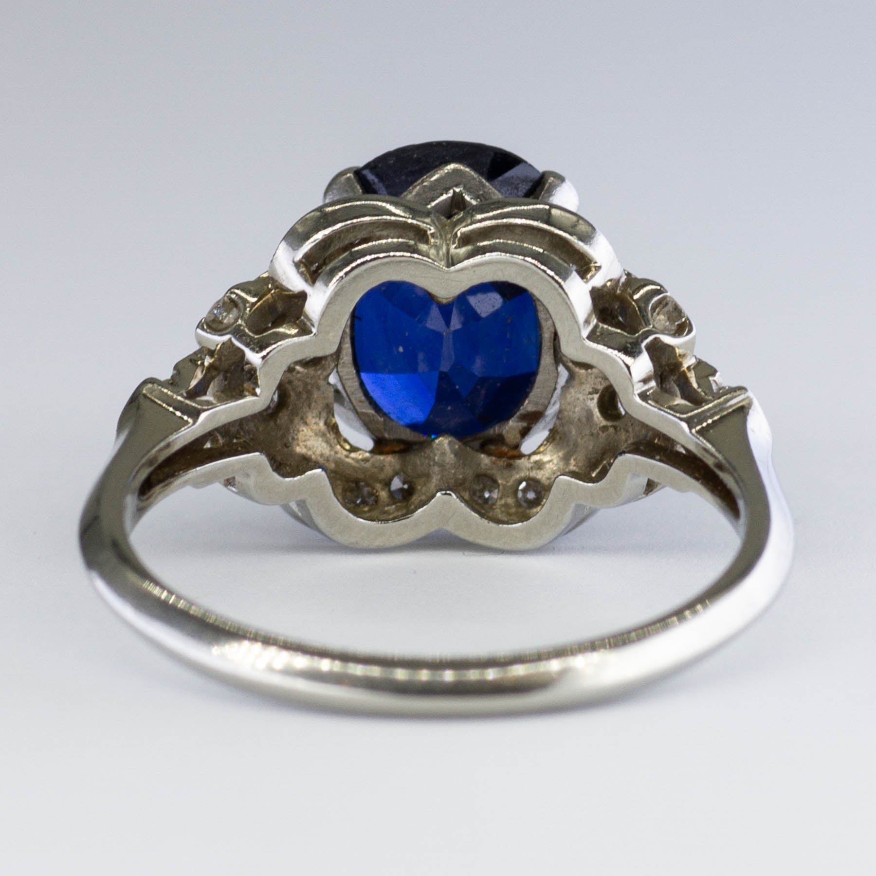 Sapphire & Diamond Cocktail Ring | 2.65ct | 0.18ctw | SZ 6.25 |