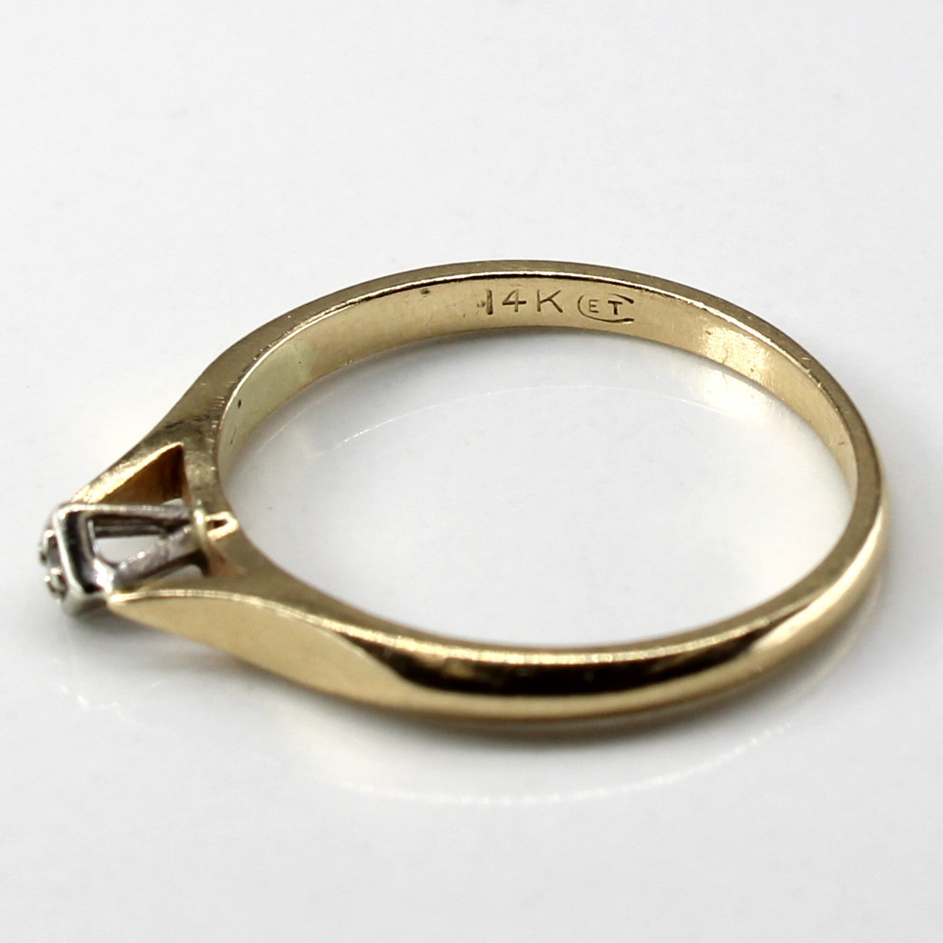 High Set Diamond Ring | 0.01ct | SZ 6 |