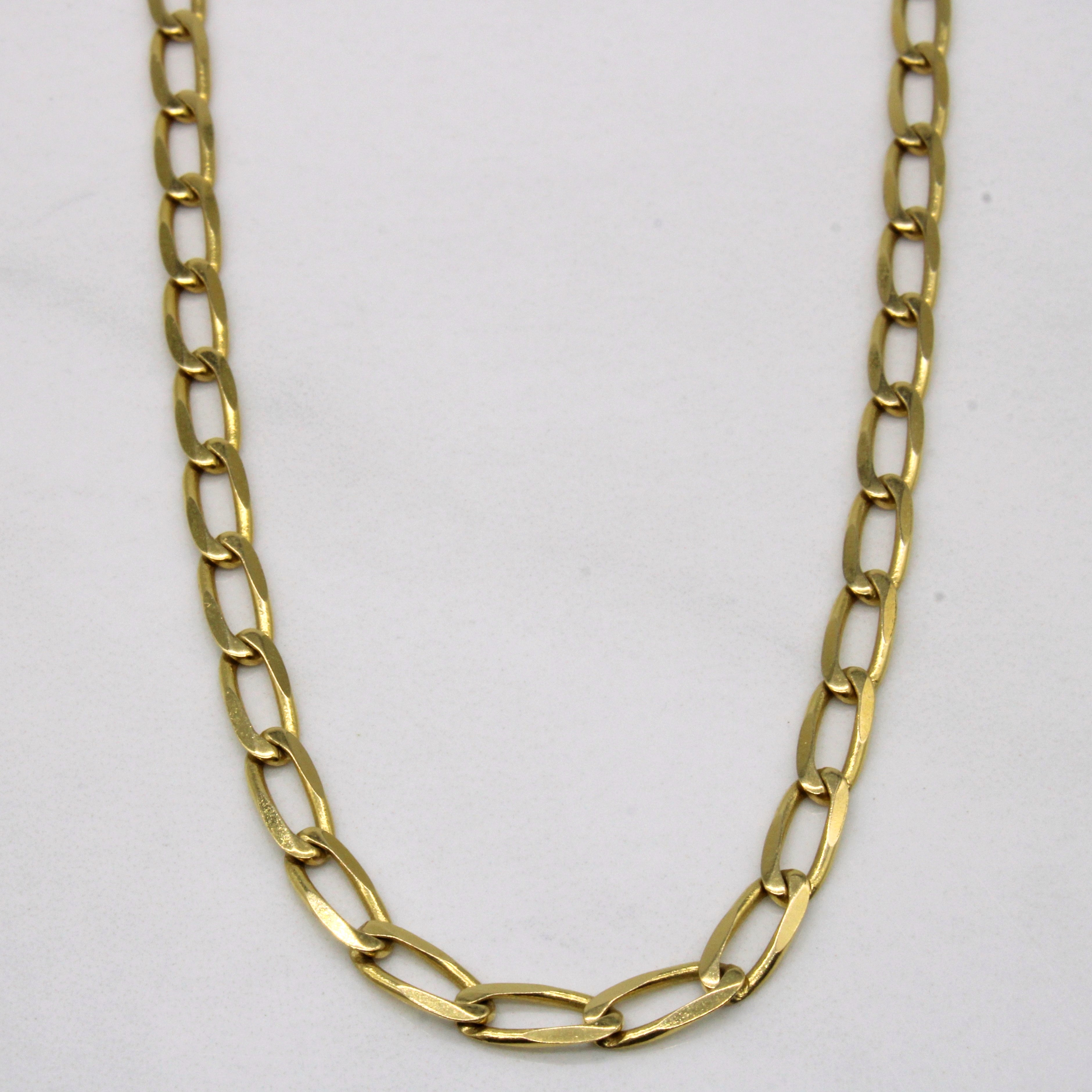 14k Yellow Gold Italian Chain | 18" |