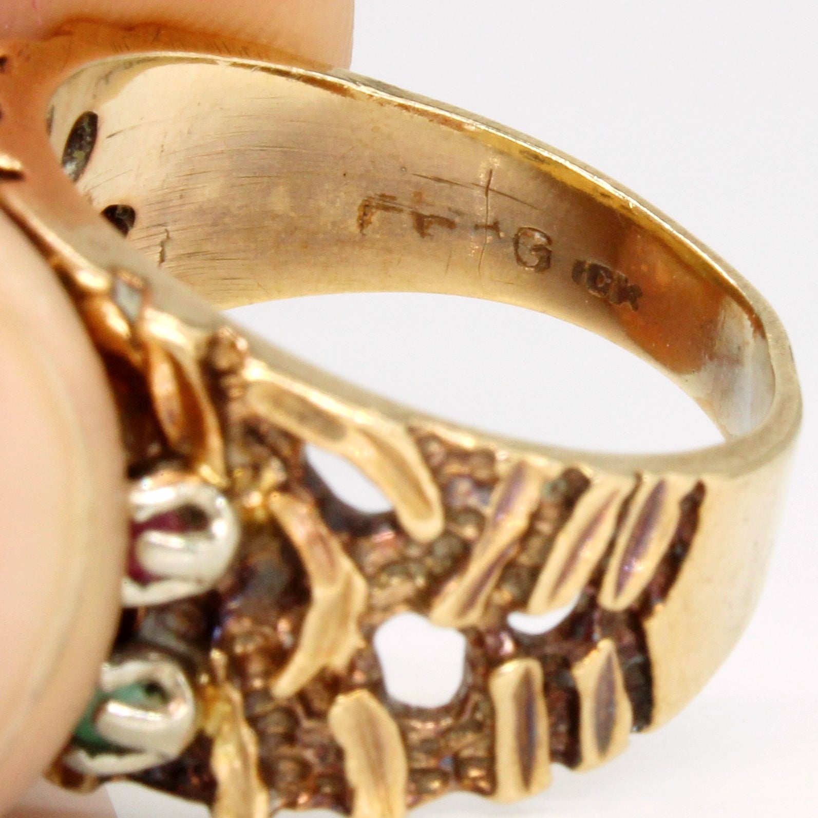 Multi Gem Cocktail Ring | 0.39ctw | SZ 6.25 |