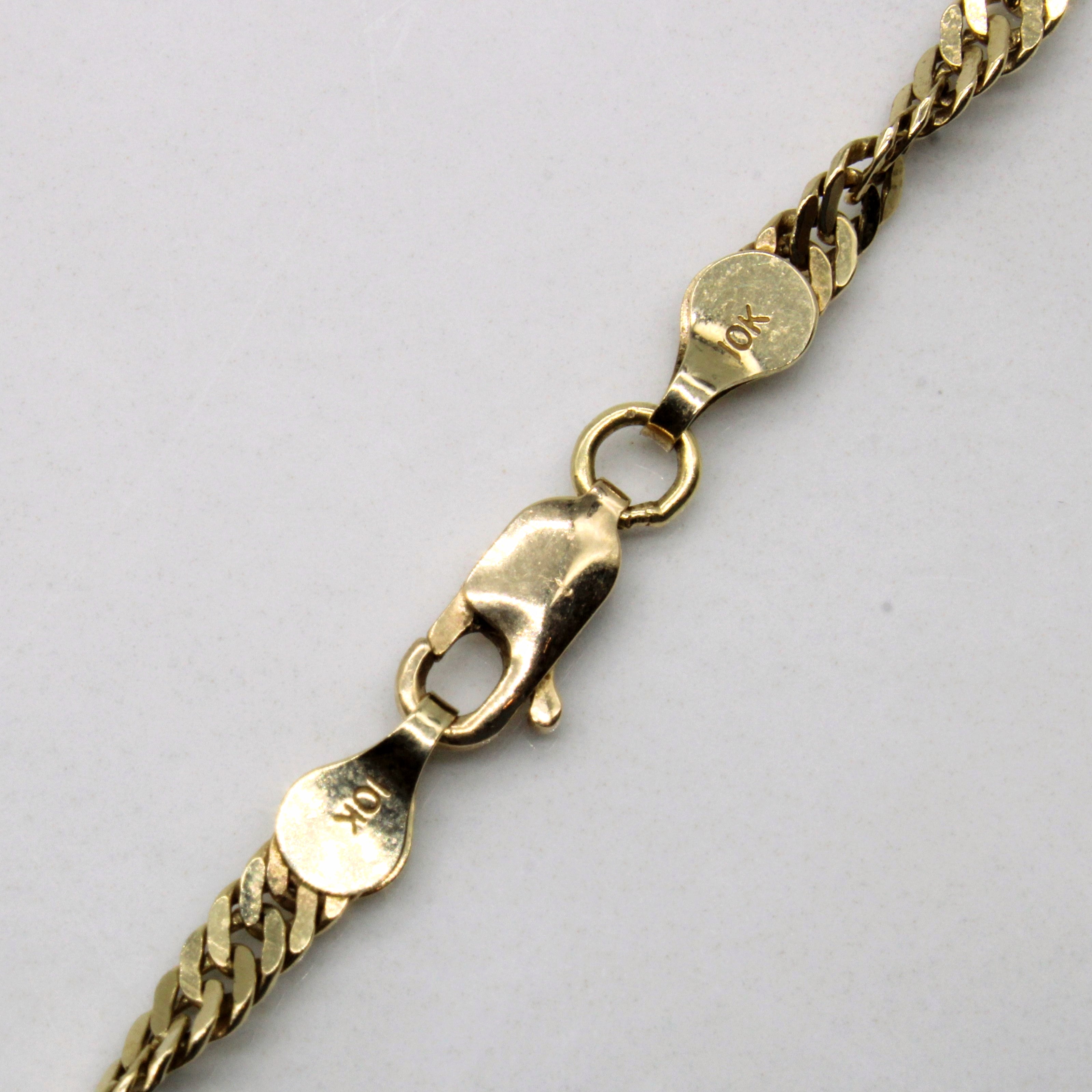 10k Yellow Gold Rope Chain | 18" |
