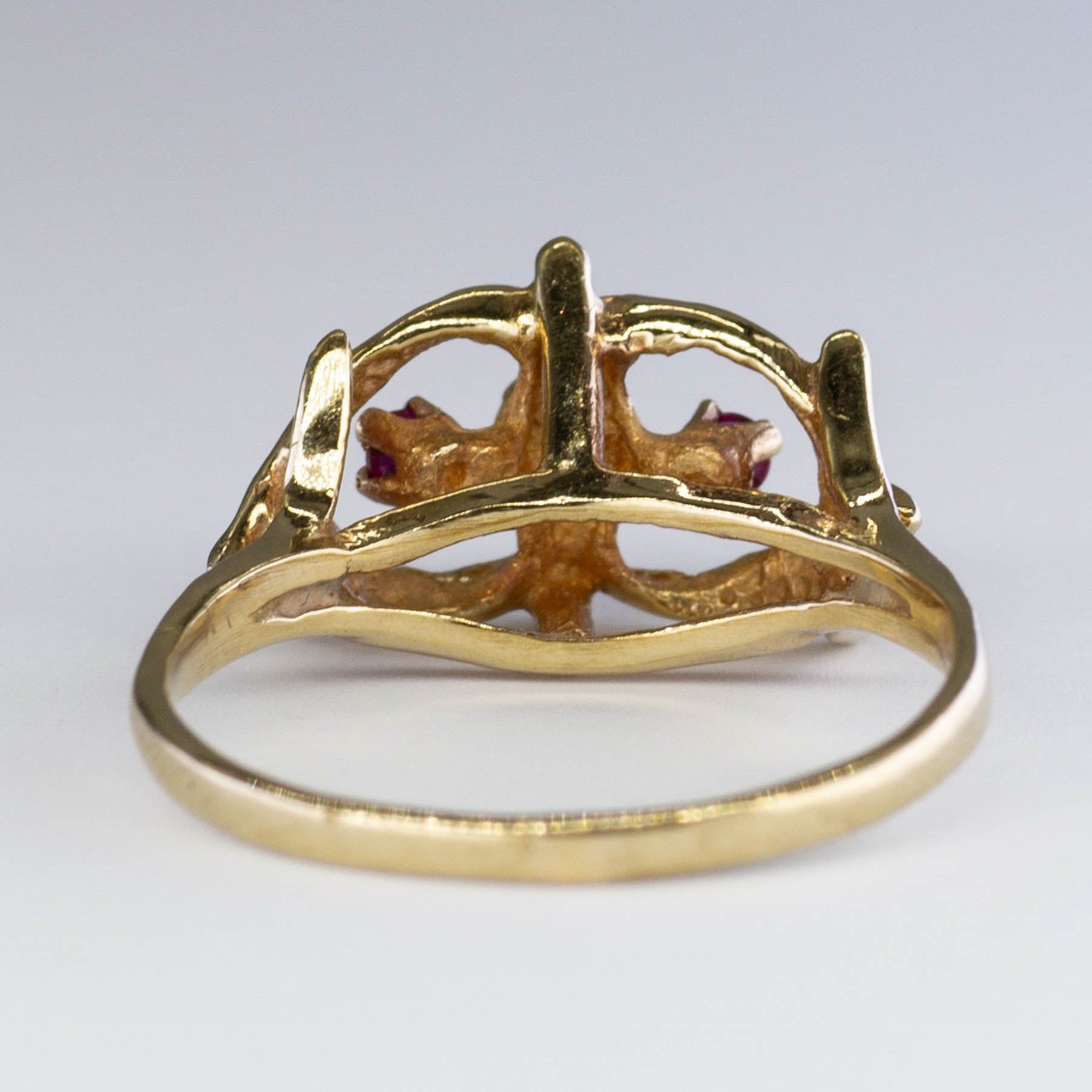 Open Work Three Stone Ring | 0.10ctw | SZ 6.75 |