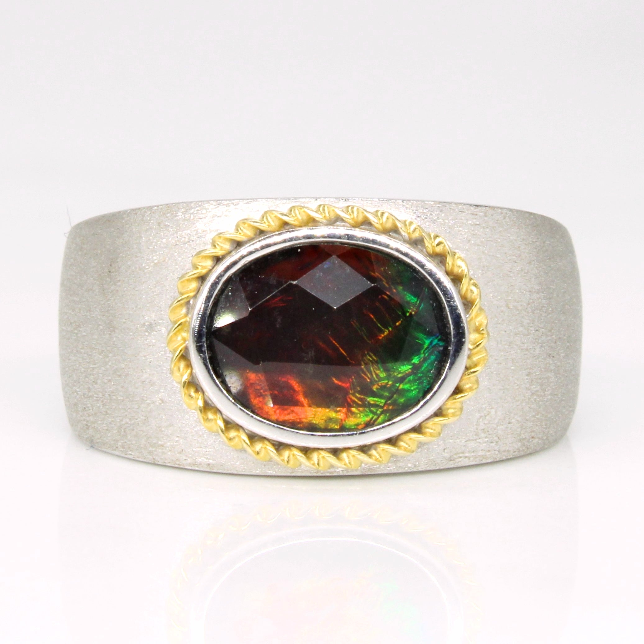 Ammolite Cocktail Ring | 1.70ct | SZ 6 |