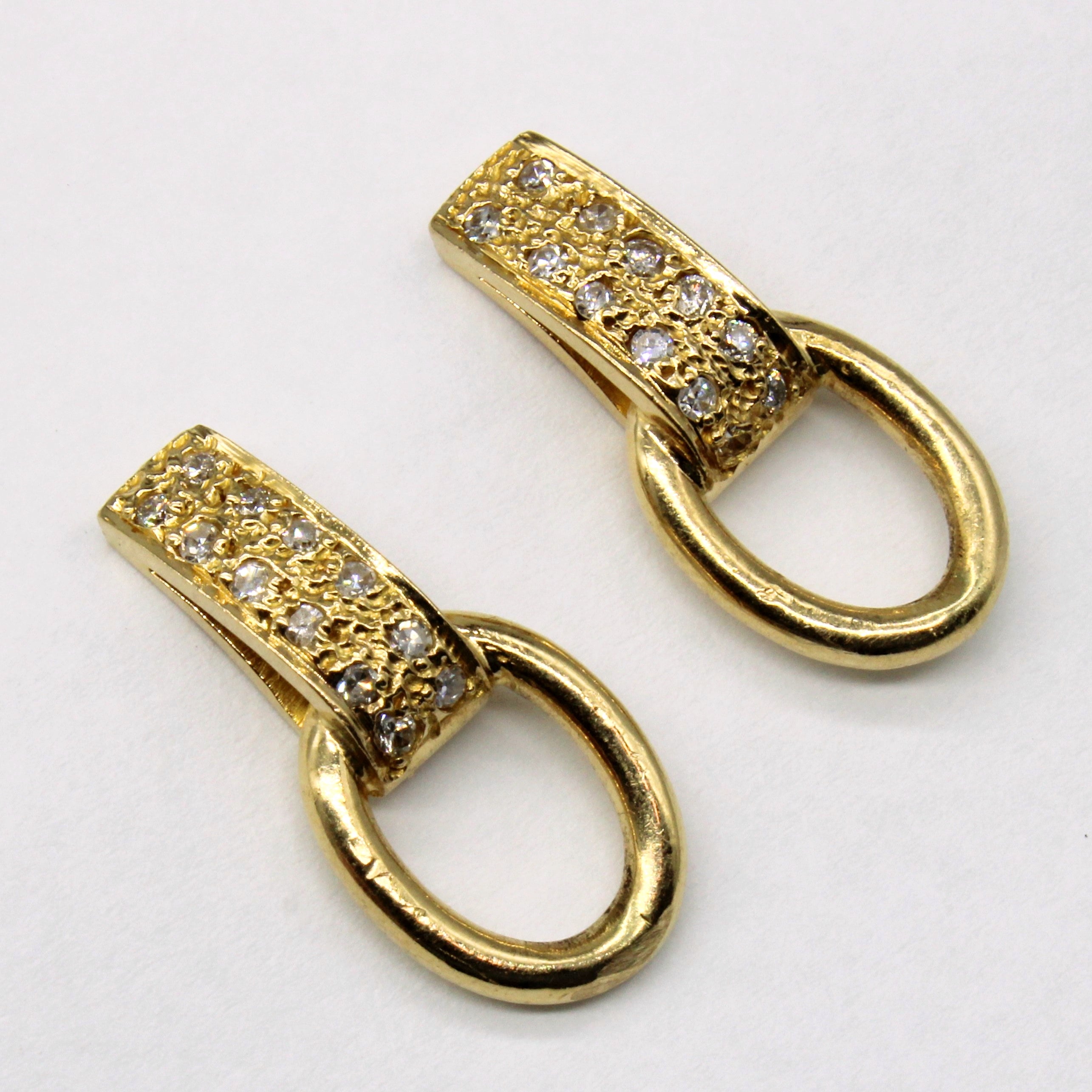 Diamond Link Earrings | 0.24ctw |