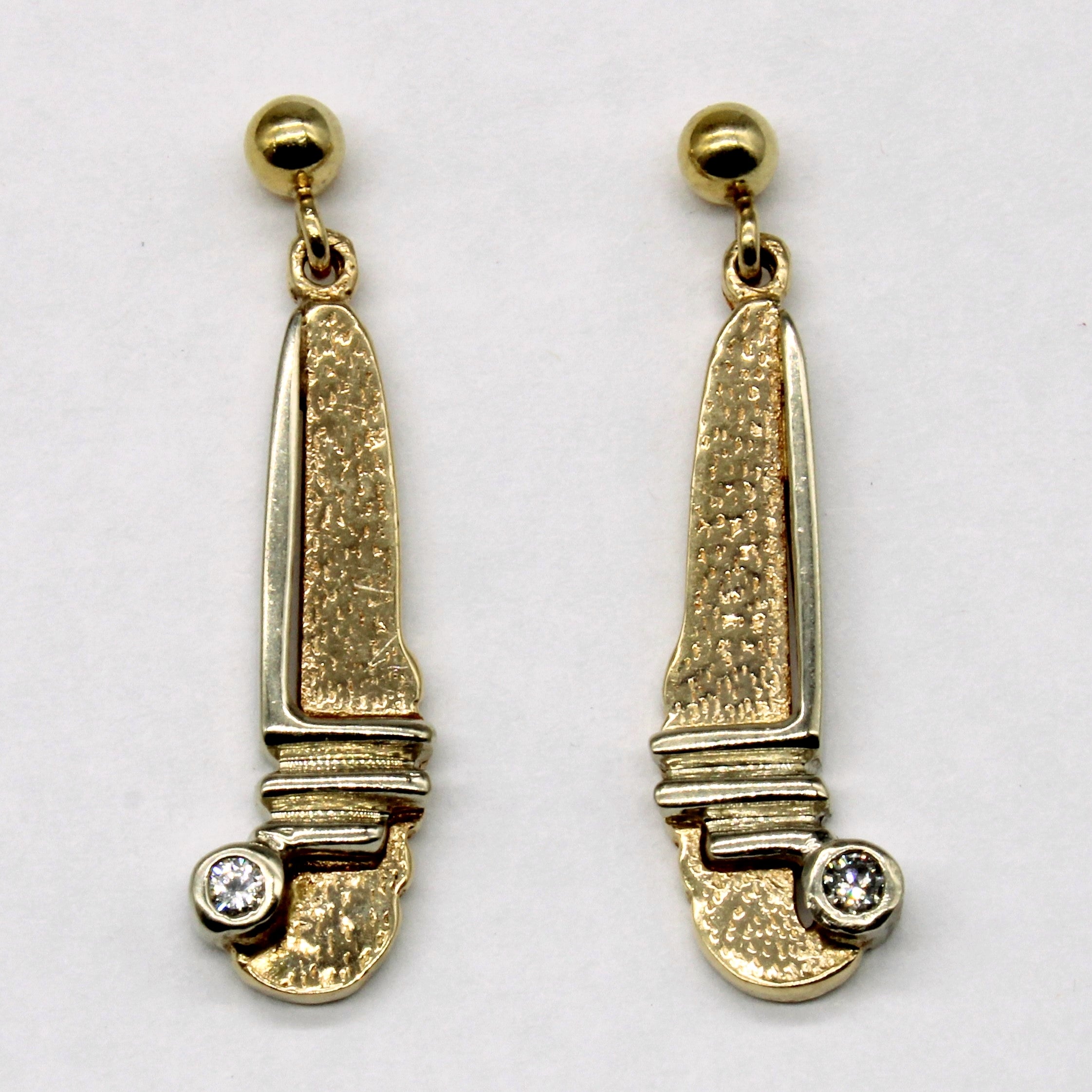 Diamond Drop Earrings | 0.05ctw |