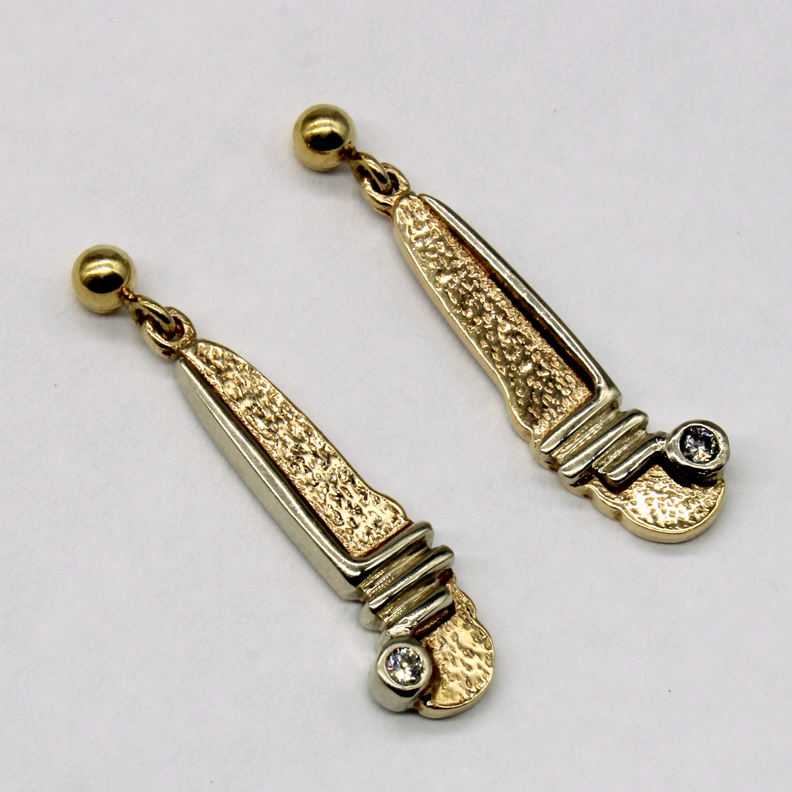 Diamond Drop Earrings | 0.05ctw |