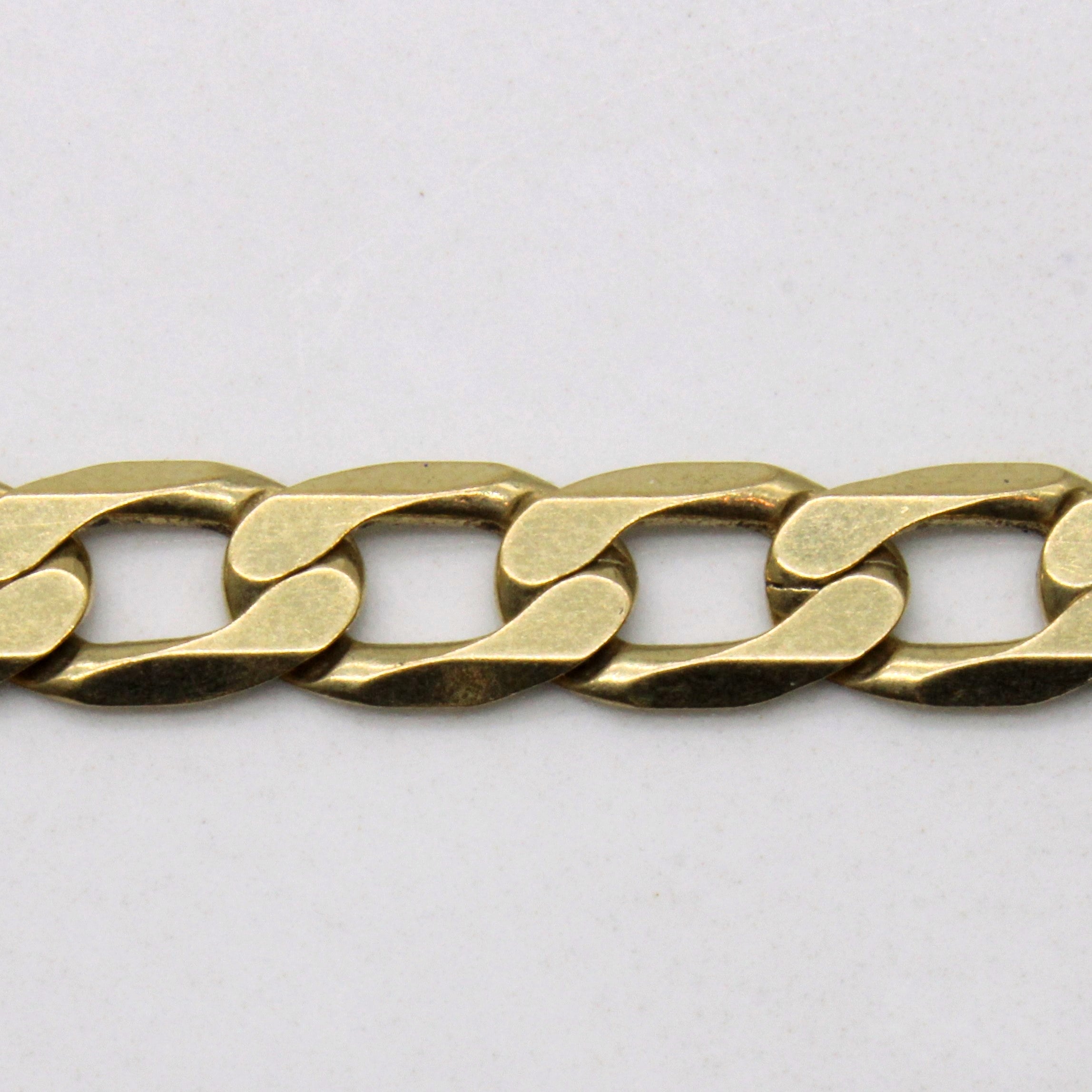 10k Yellow Gold Curb Link Chain | 20" |