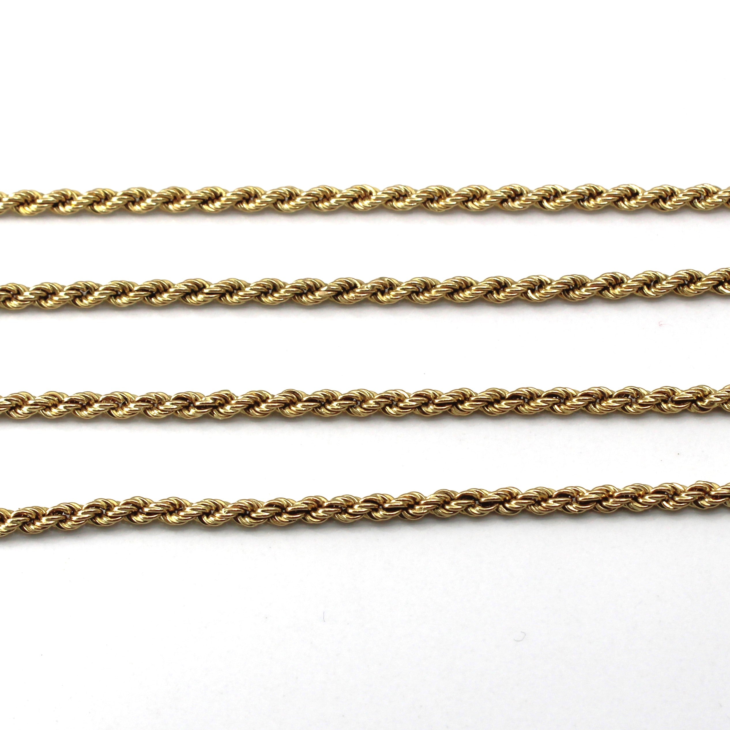 14k Yellow Gold Rope Chain | 24"|