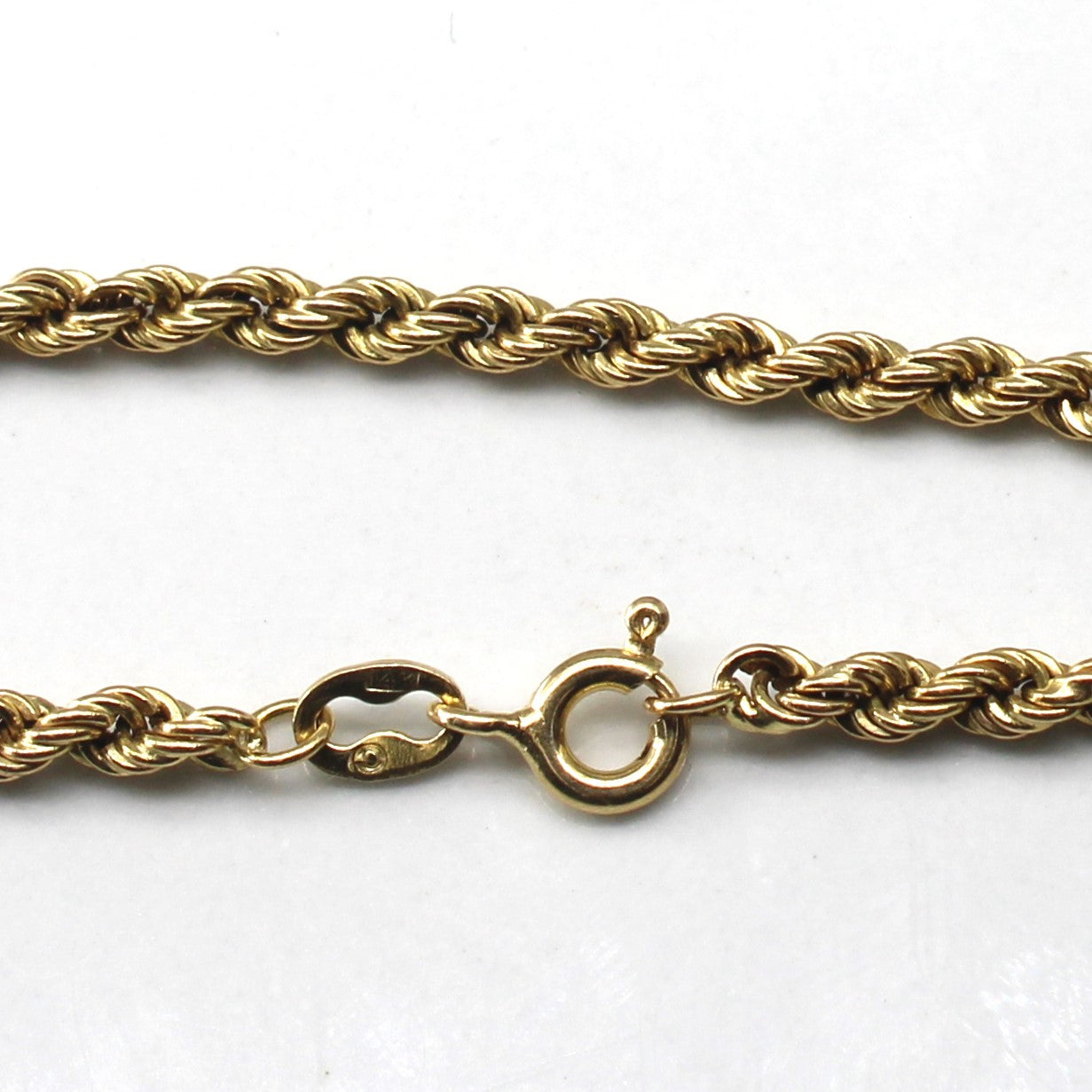 14k Yellow Gold Rope Chain | 24"|