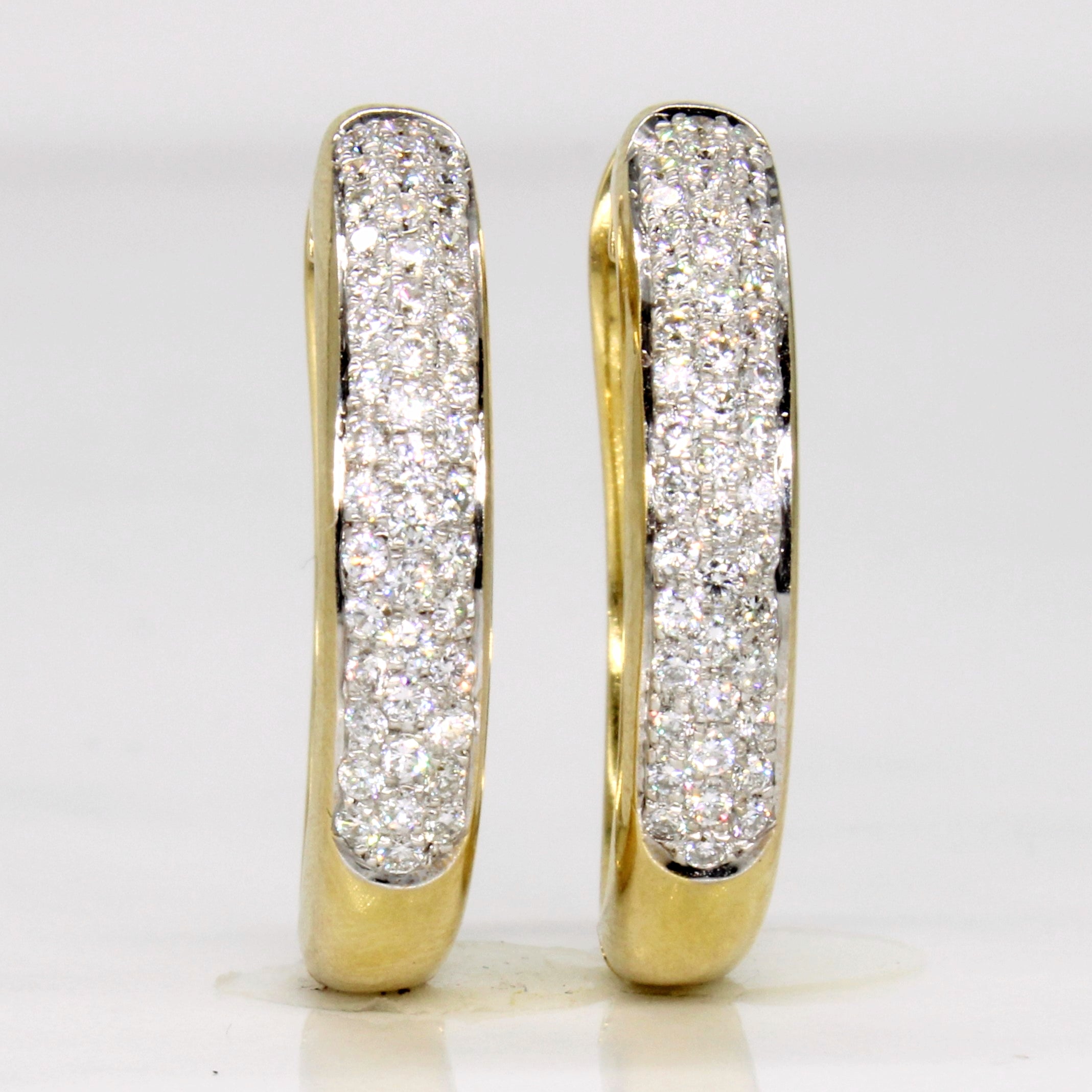 Diamond Hoop Earrings | 1.00ctw |