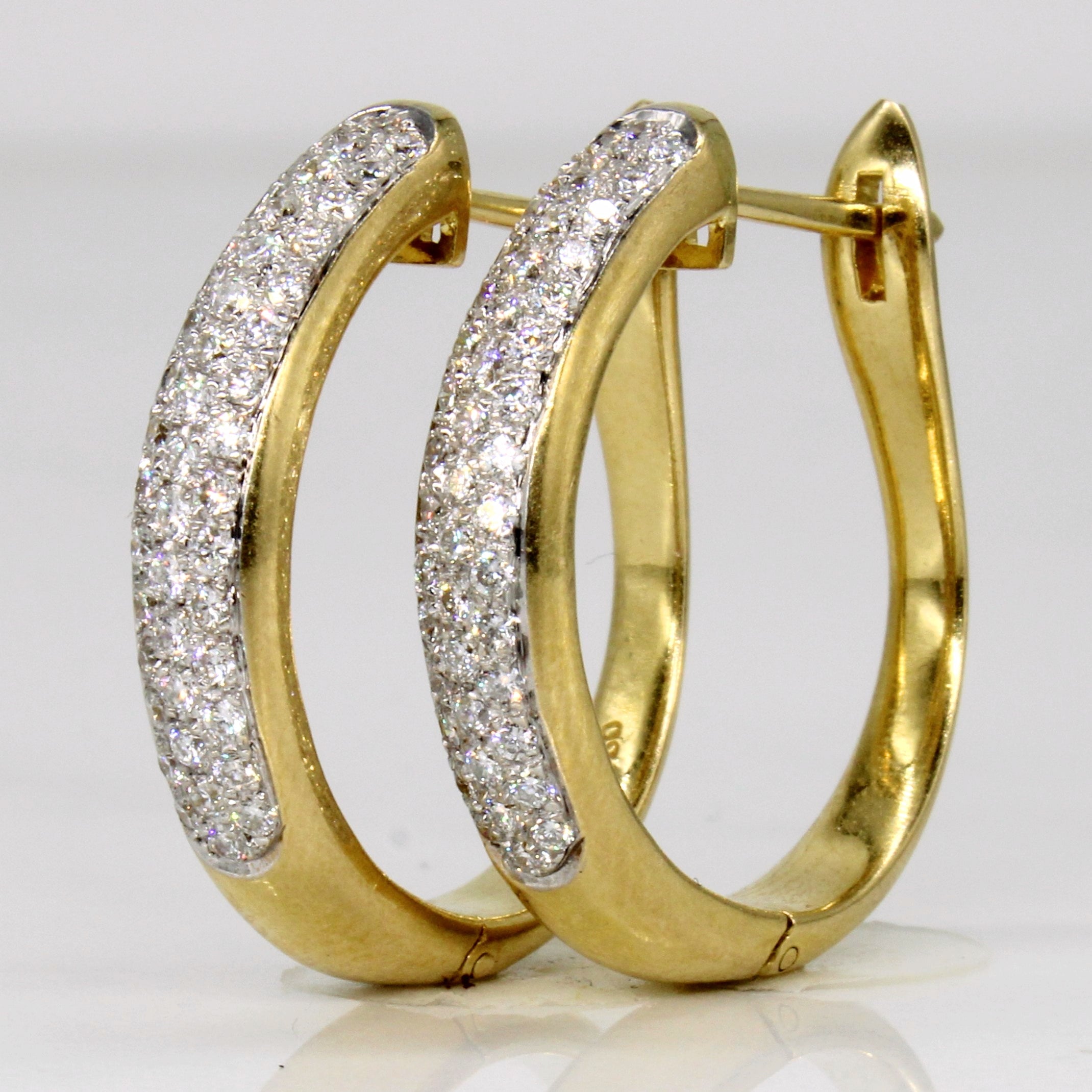 Diamond Hoop Earrings | 1.00ctw |