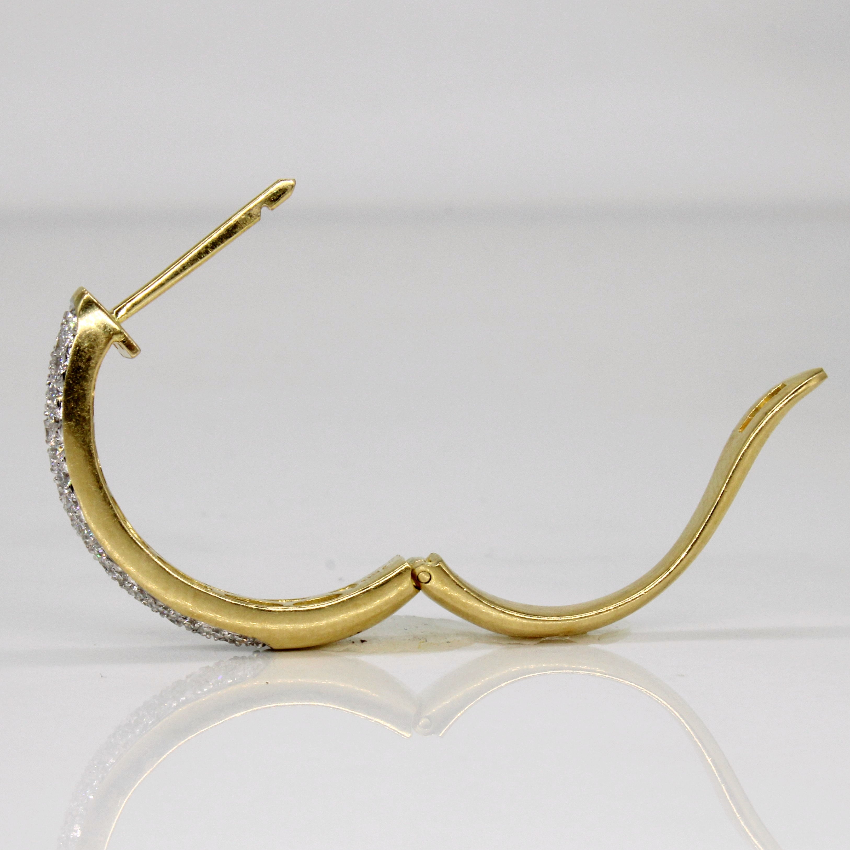 Diamond Hoop Earrings | 1.00ctw |