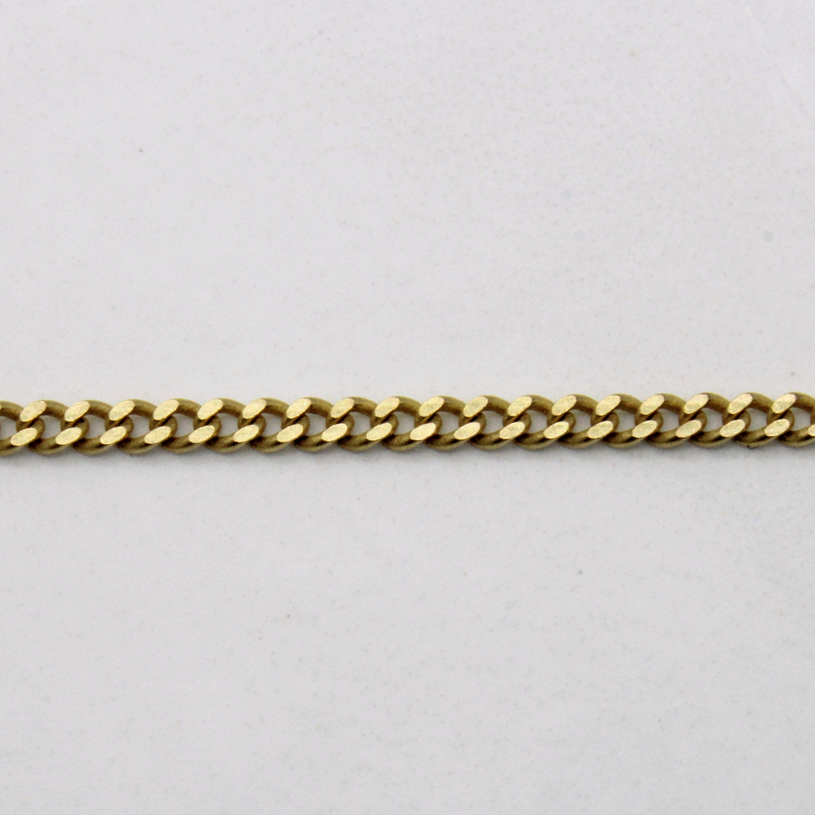 10k Yellow Gold Cuban Link Chain | 24" |