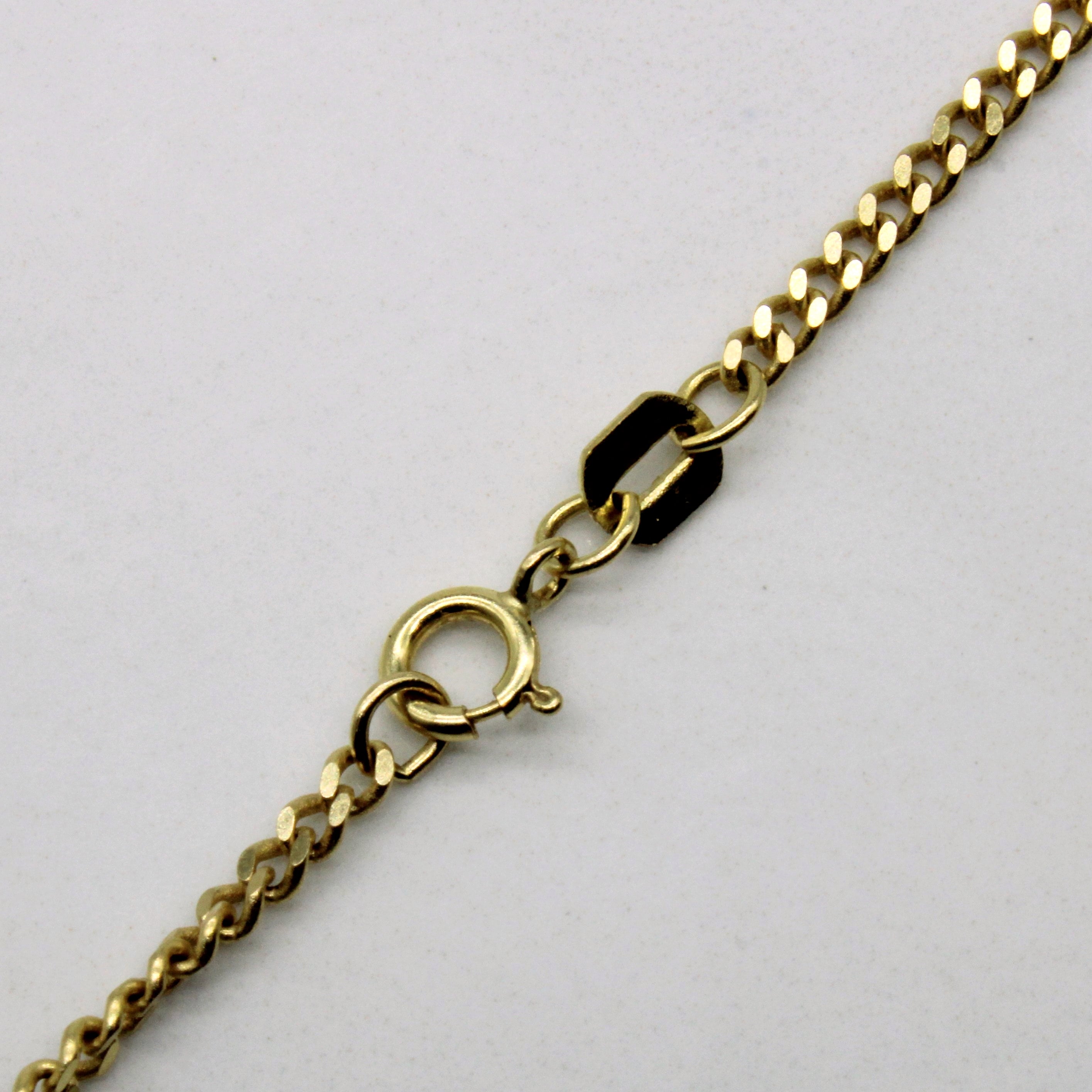 10k Yellow Gold Cuban Link Chain | 24" |