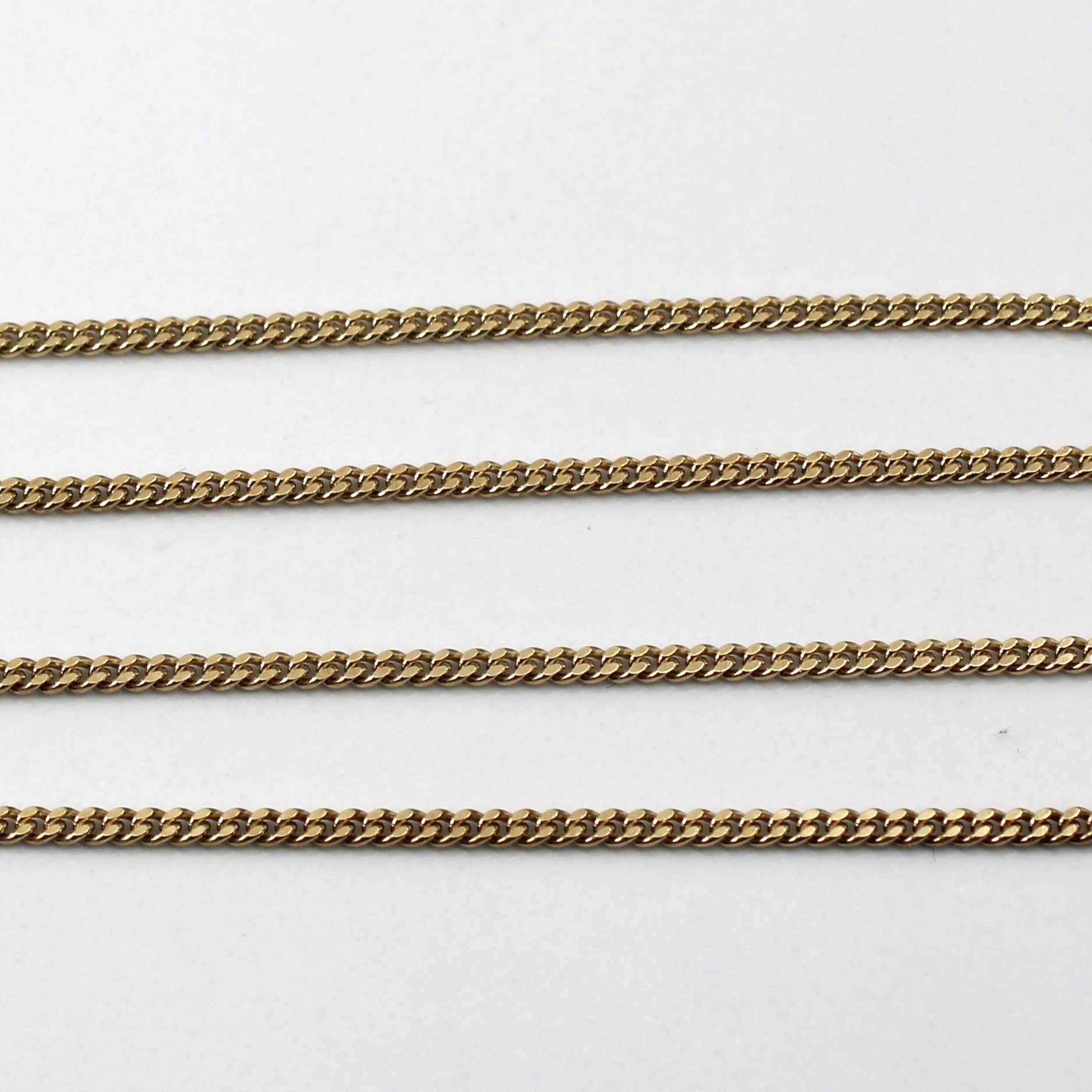 10k Yellow Gold Cable Link Chain | 18"|