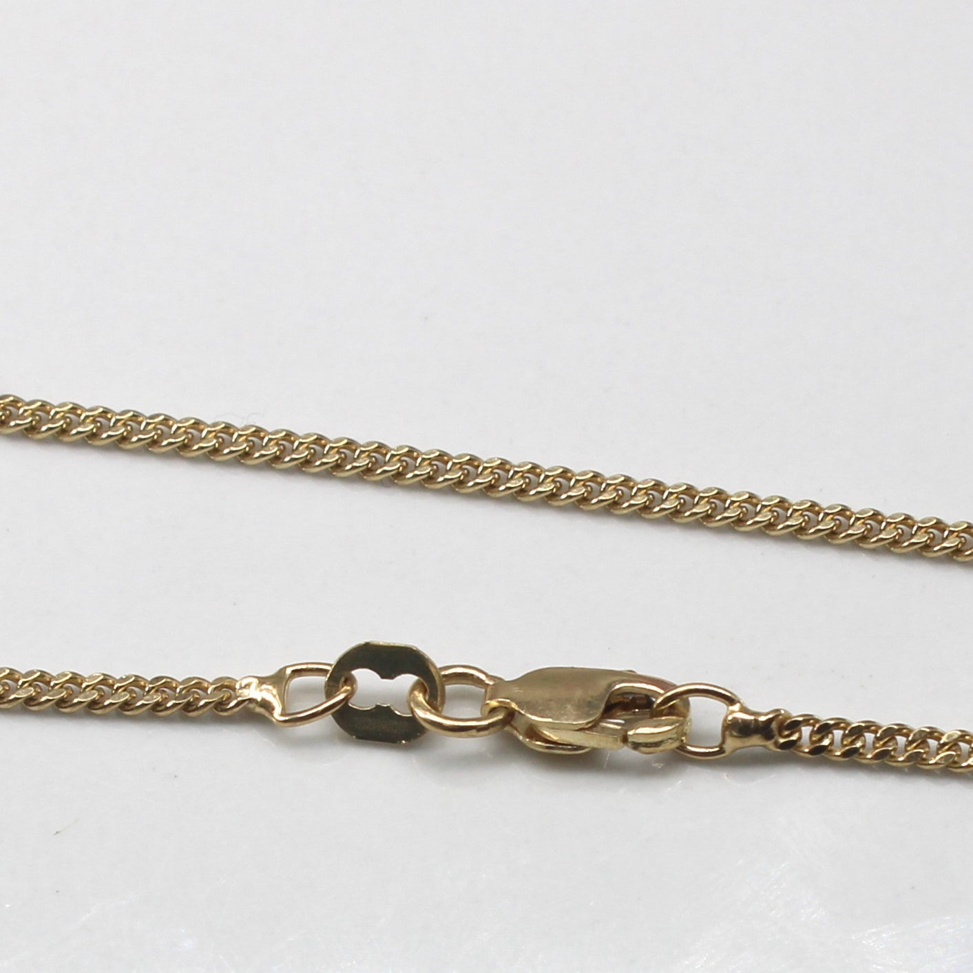 10k Yellow Gold Cable Link Chain | 18"|