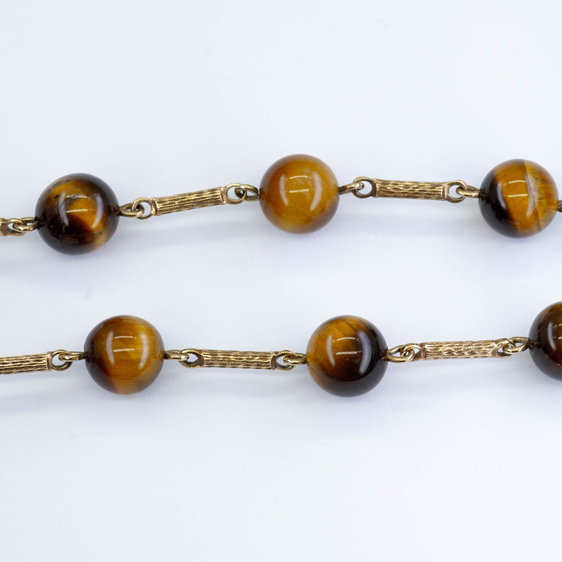 Tiger Eye Quartz Long Necklace | 36"|