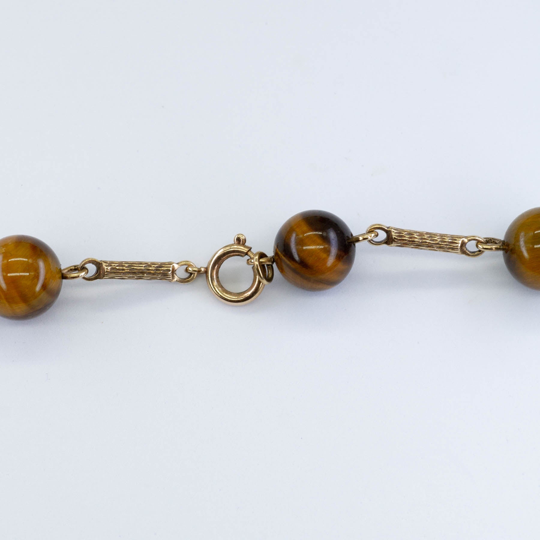 Tiger Eye Quartz Long Necklace | 36"|